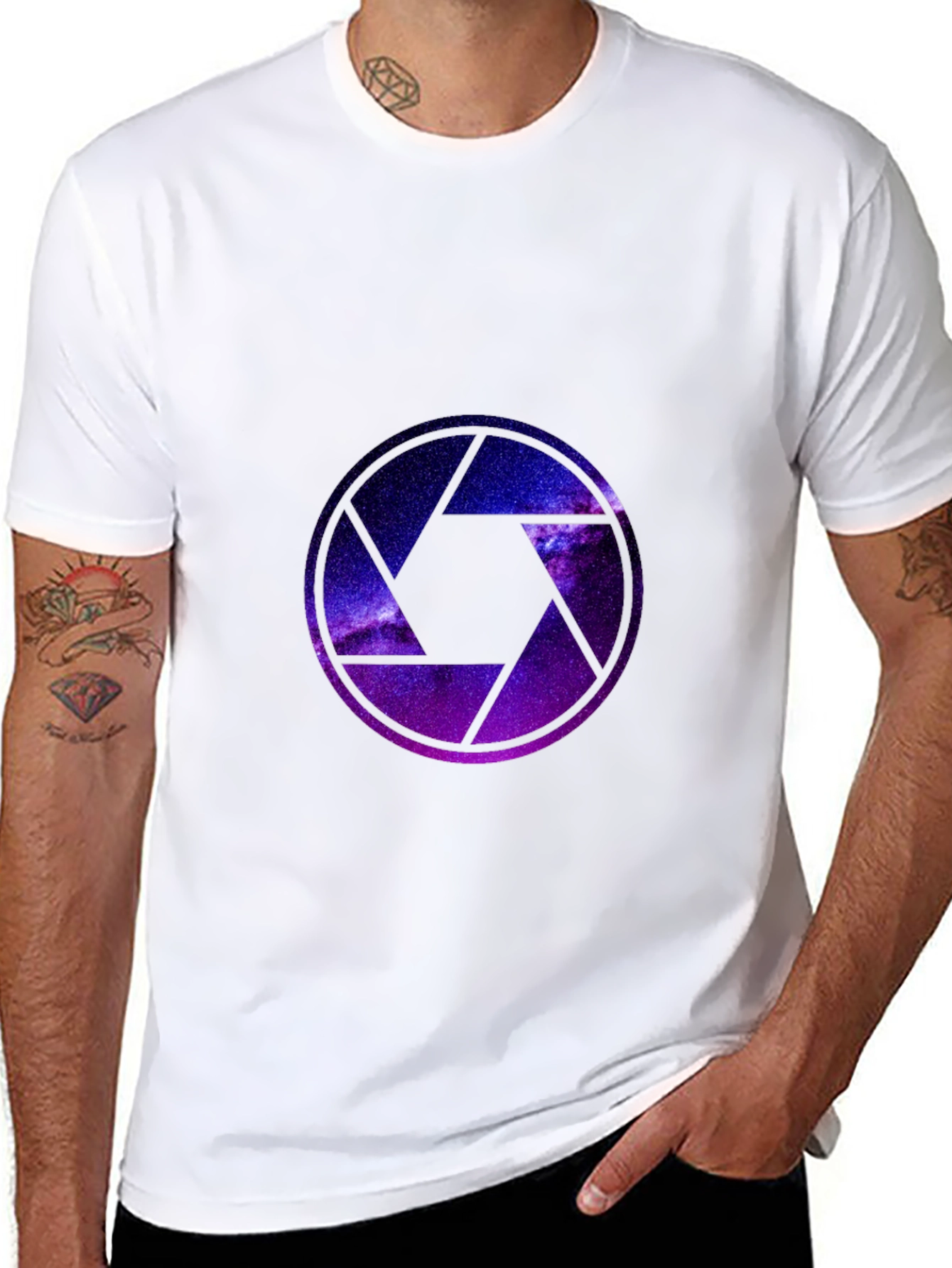 Aperture Nebula Black T-Shirt