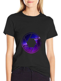Aperture Nebula Black T-Shirt