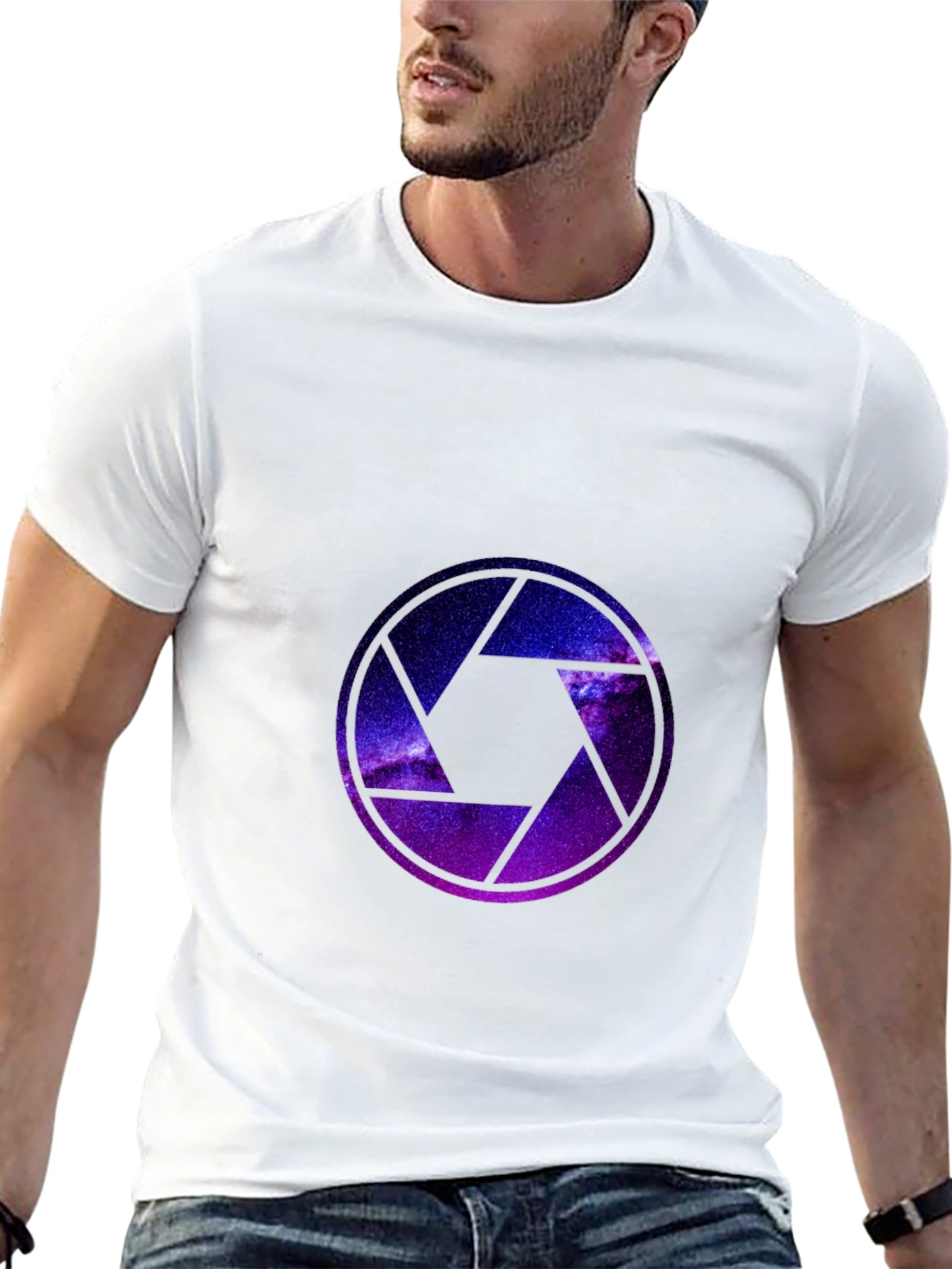 Aperture Nebula Black T-Shirt