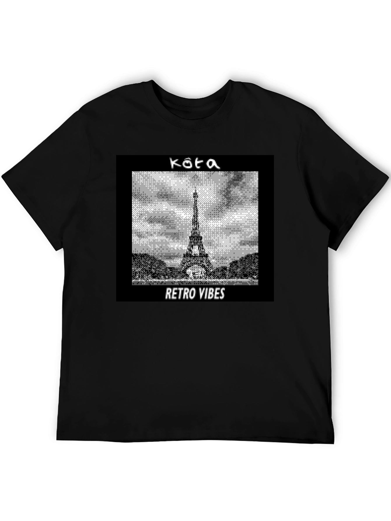 Retro Vibes Paris Tee - Eiffel Tower Graphic T-Shirt