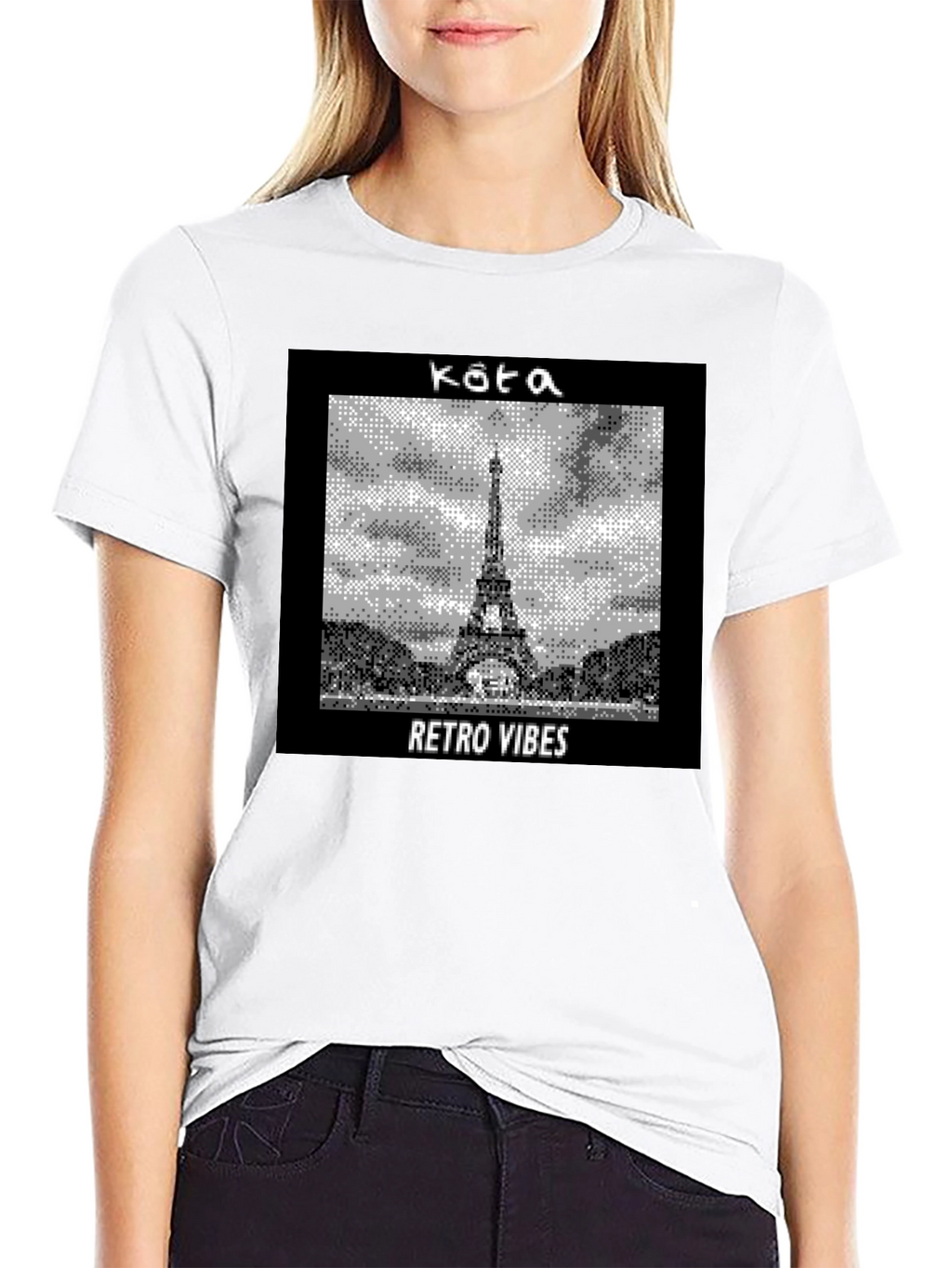 Retro Vibes Paris Tee - Eiffel Tower Graphic T-Shirt
