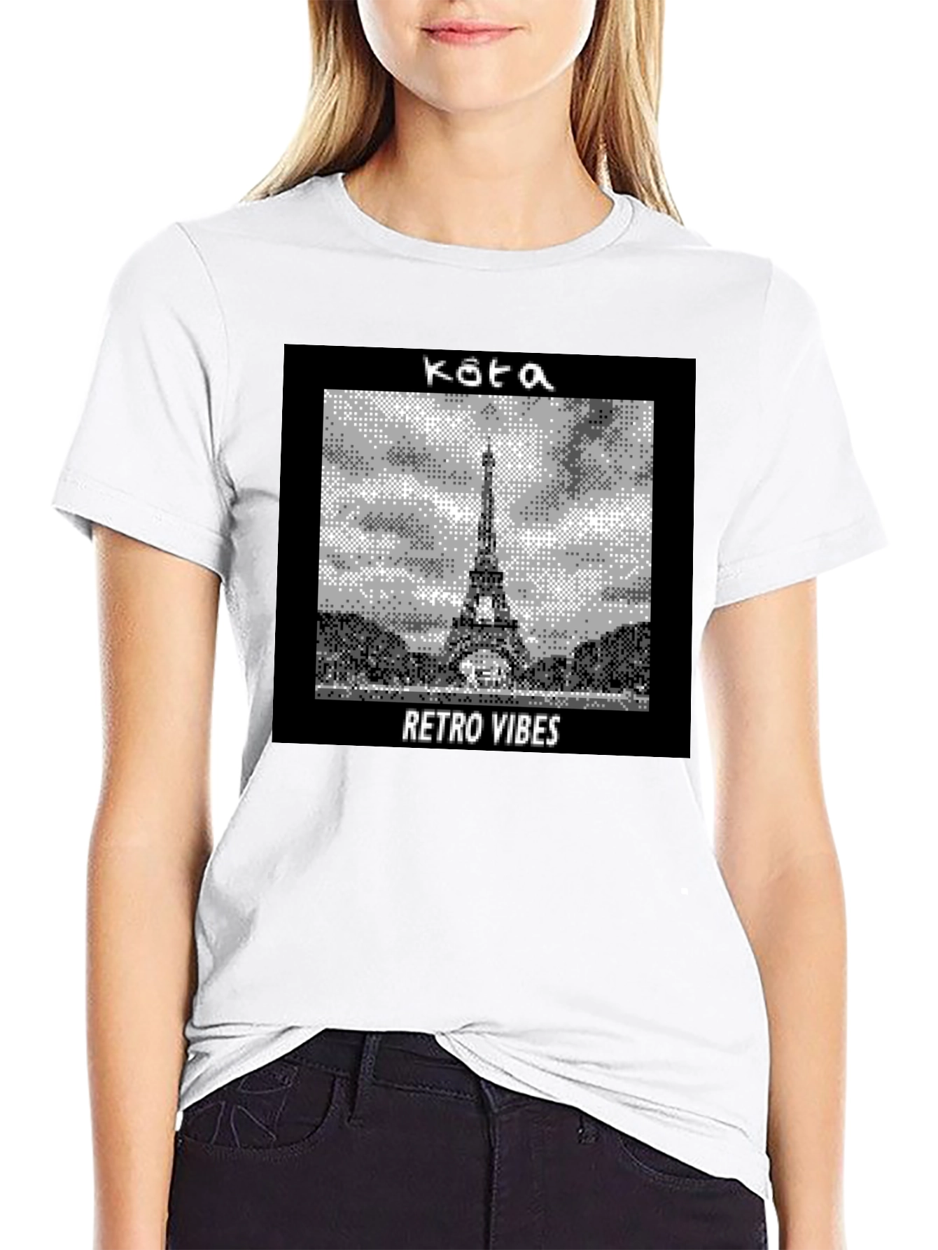Retro Vibes Paris Tee - Eiffel Tower Graphic T-Shirt