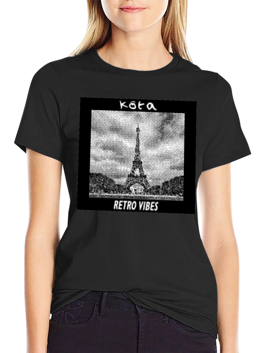 Retro Vibes Paris Tee - Eiffel Tower Graphic T-Shirt