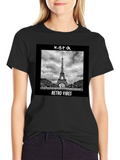Retro Vibes Paris Tee - Eiffel Tower Graphic T-Shirt