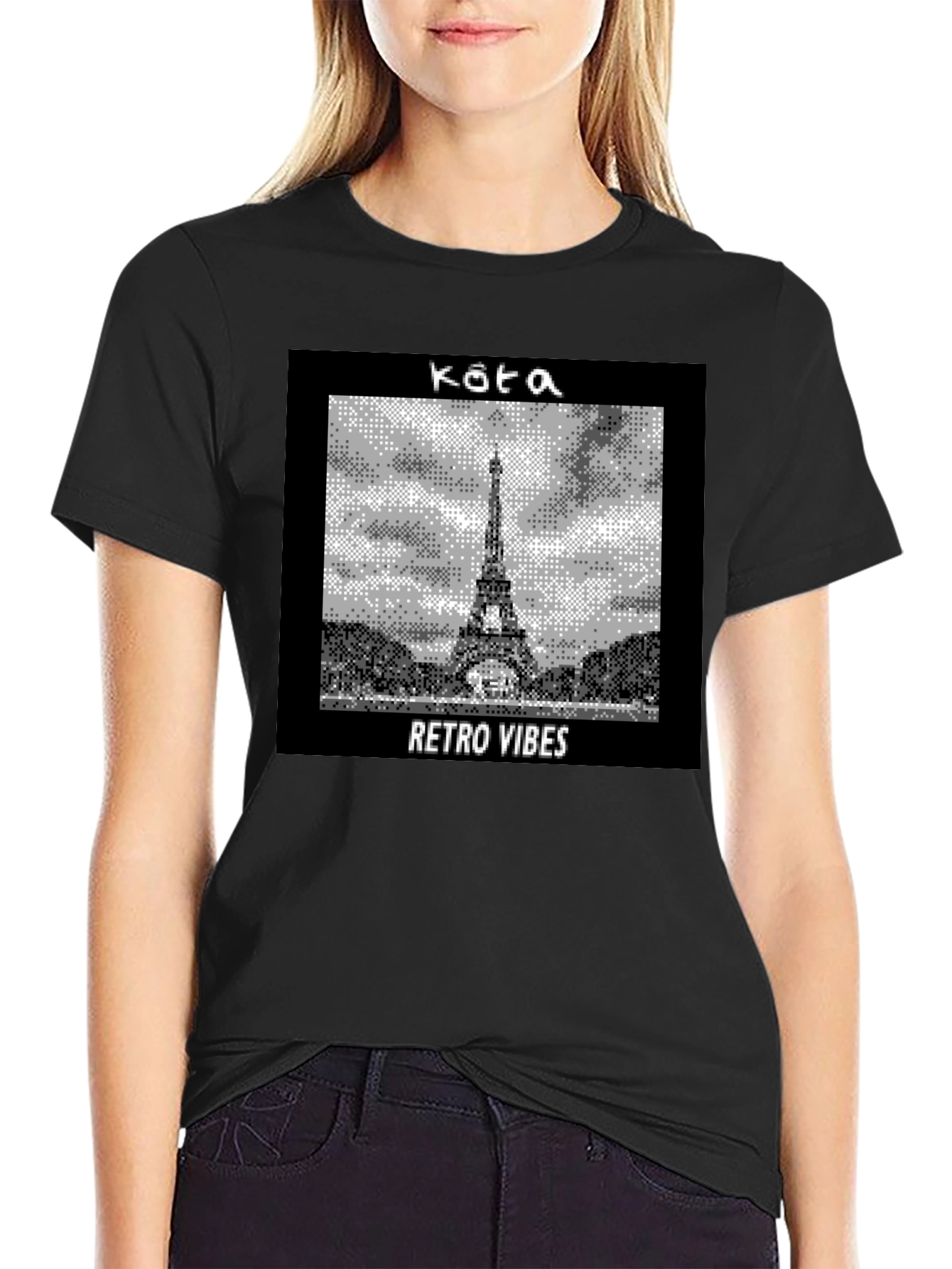 Retro Vibes Paris Tee - Eiffel Tower Graphic T-Shirt