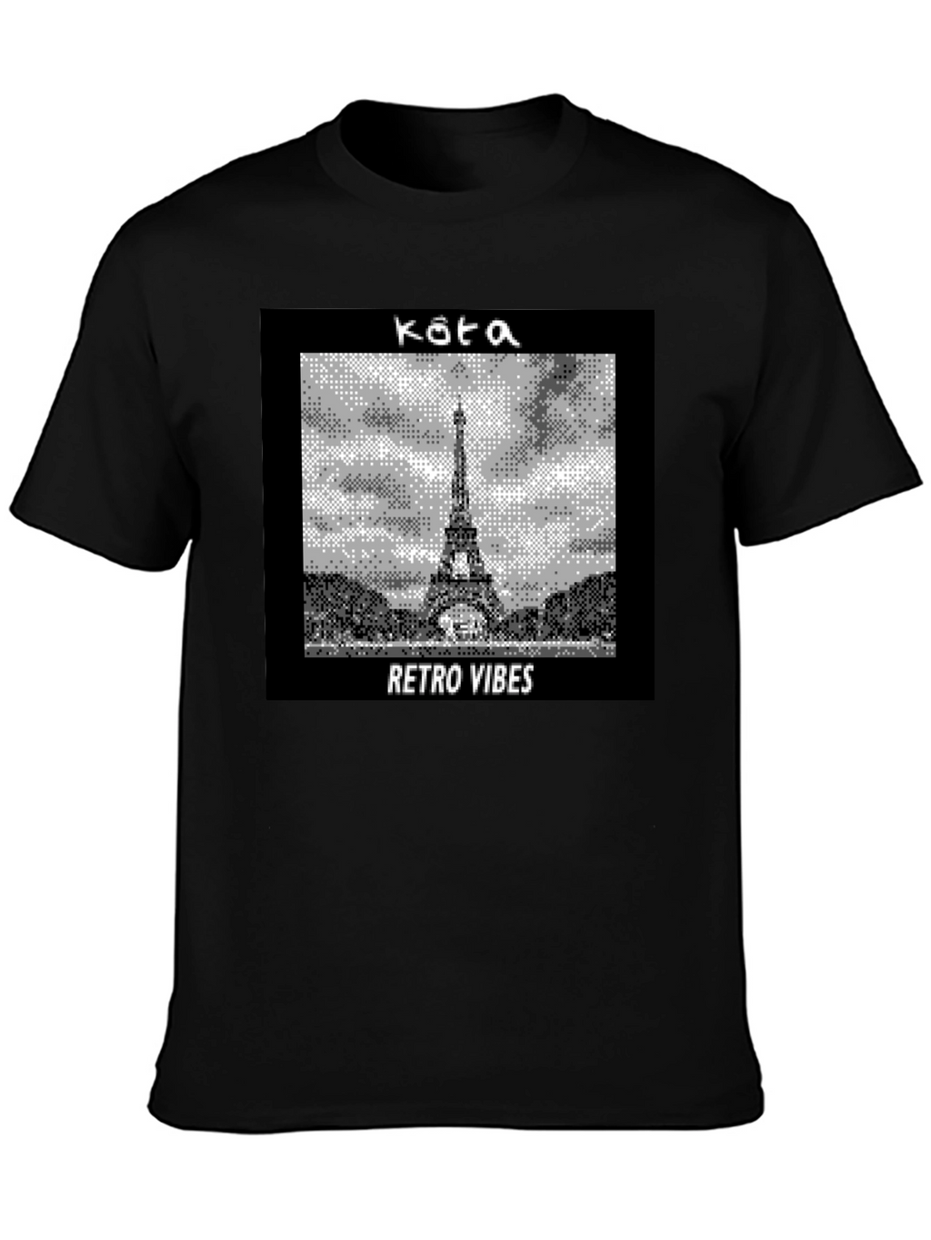 Retro Vibes Paris Tee - Eiffel Tower Graphic T-Shirt