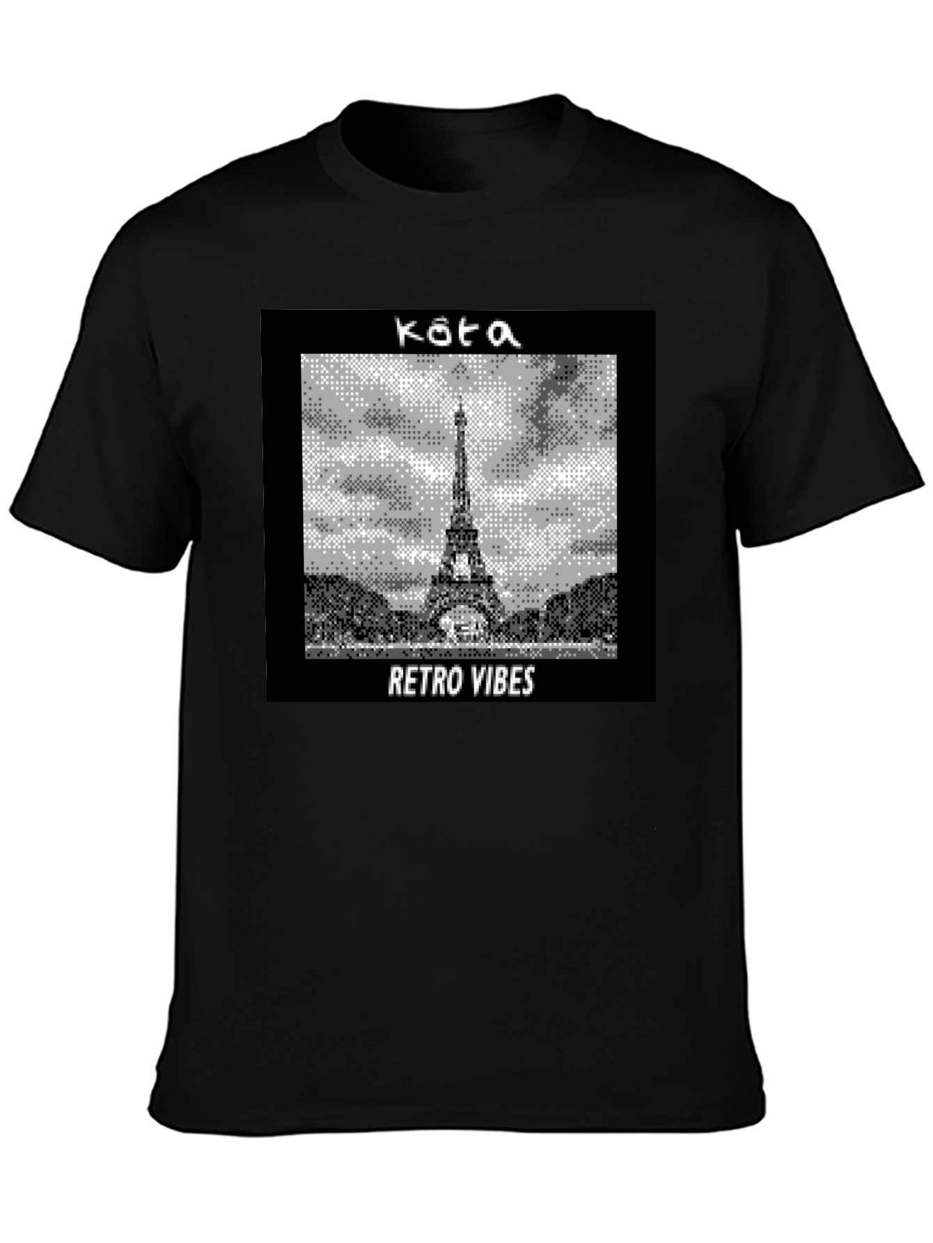 Retro Vibes Paris Tee - Eiffel Tower Graphic T-Shirt