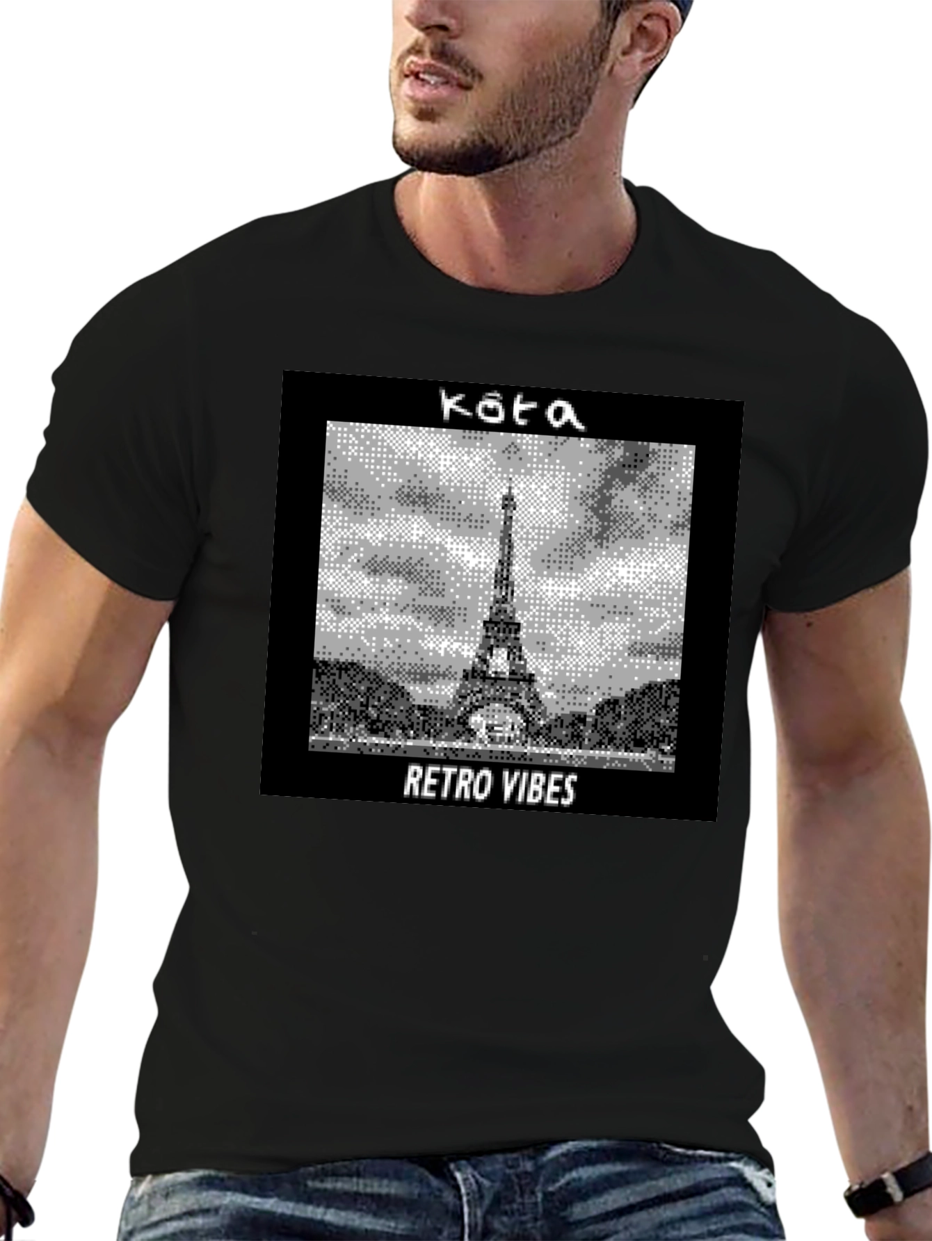 Retro Vibes Paris Tee - Eiffel Tower Graphic T-Shirt