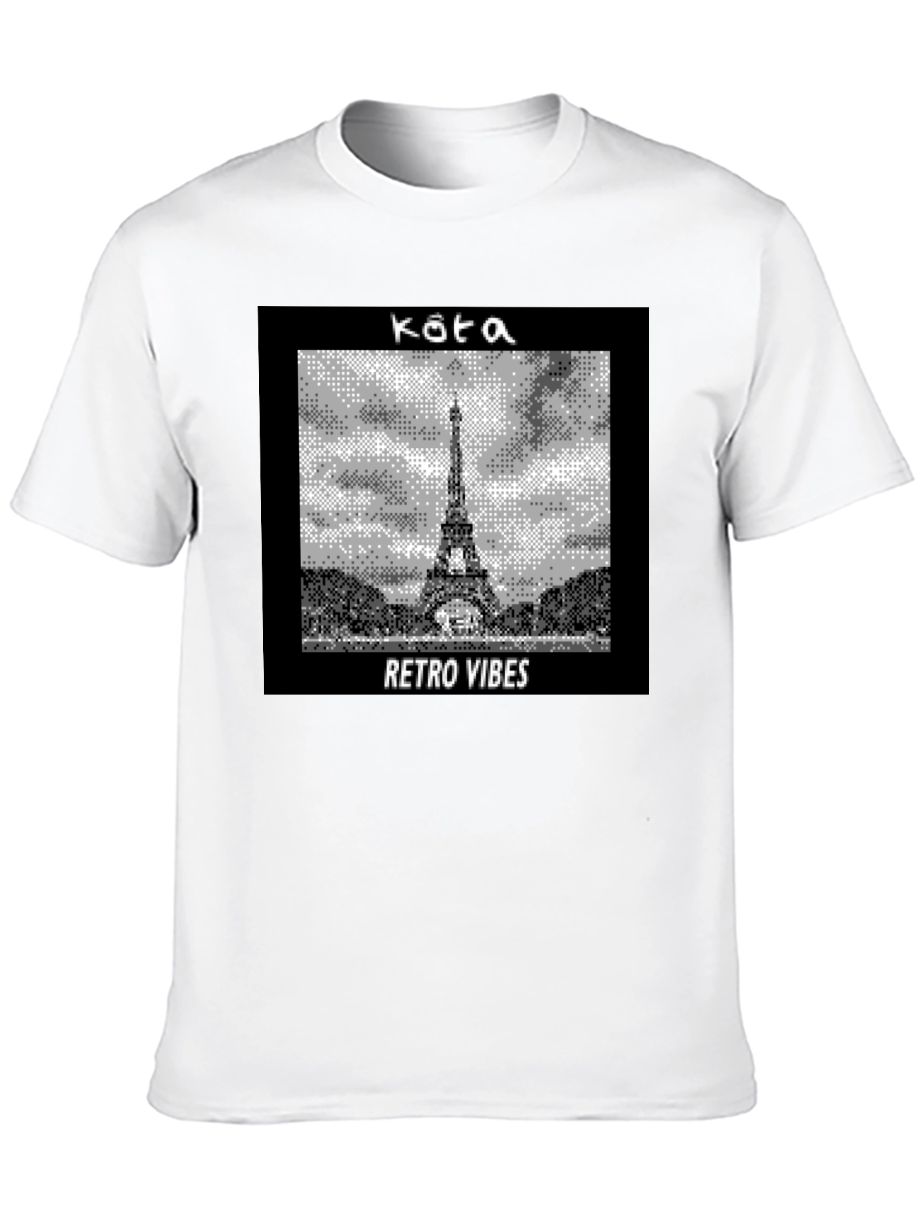 Retro Vibes Paris Tee - Eiffel Tower Graphic T-Shirt