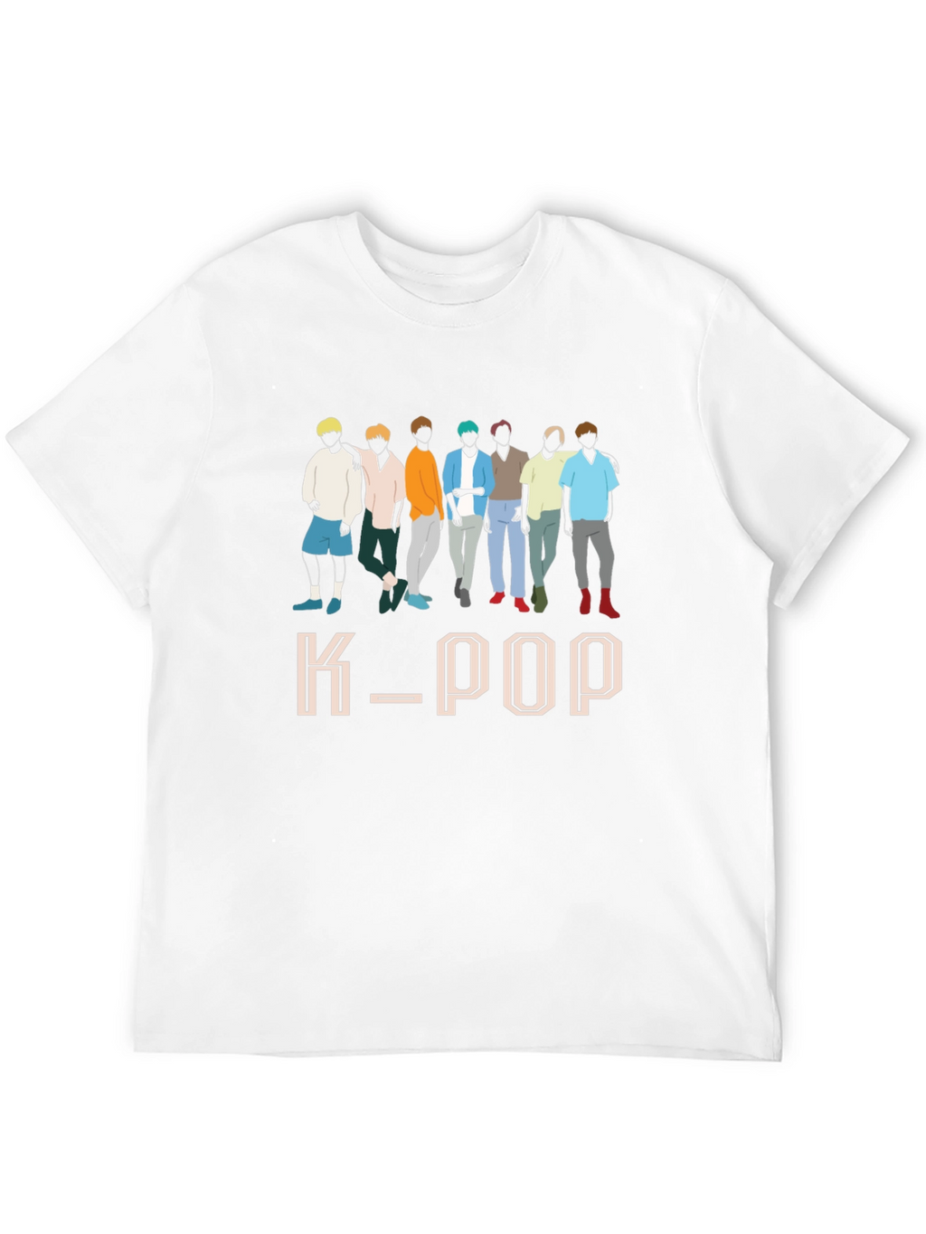 K-Pop Group Graphic Print T-Shirt
