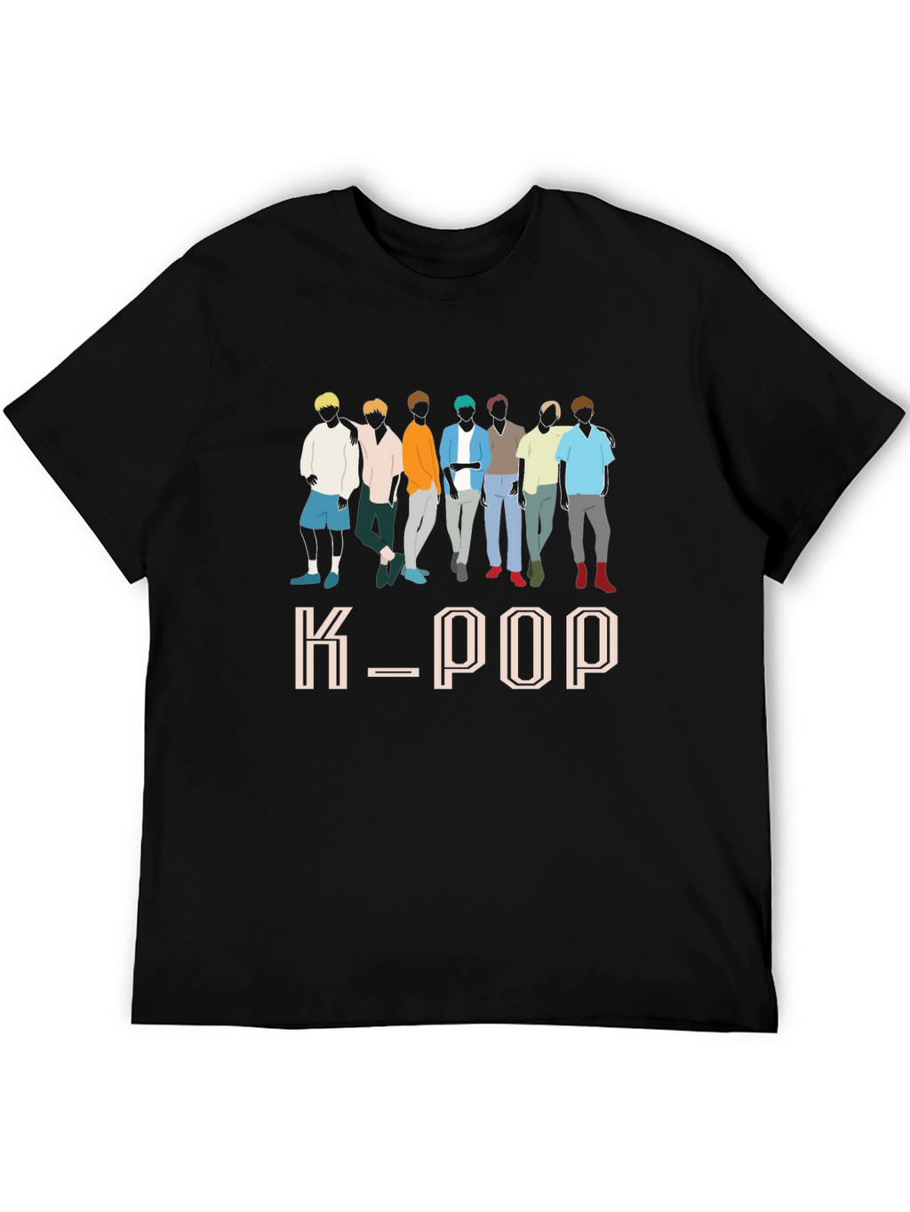 K-Pop Group Graphic Print T-Shirt