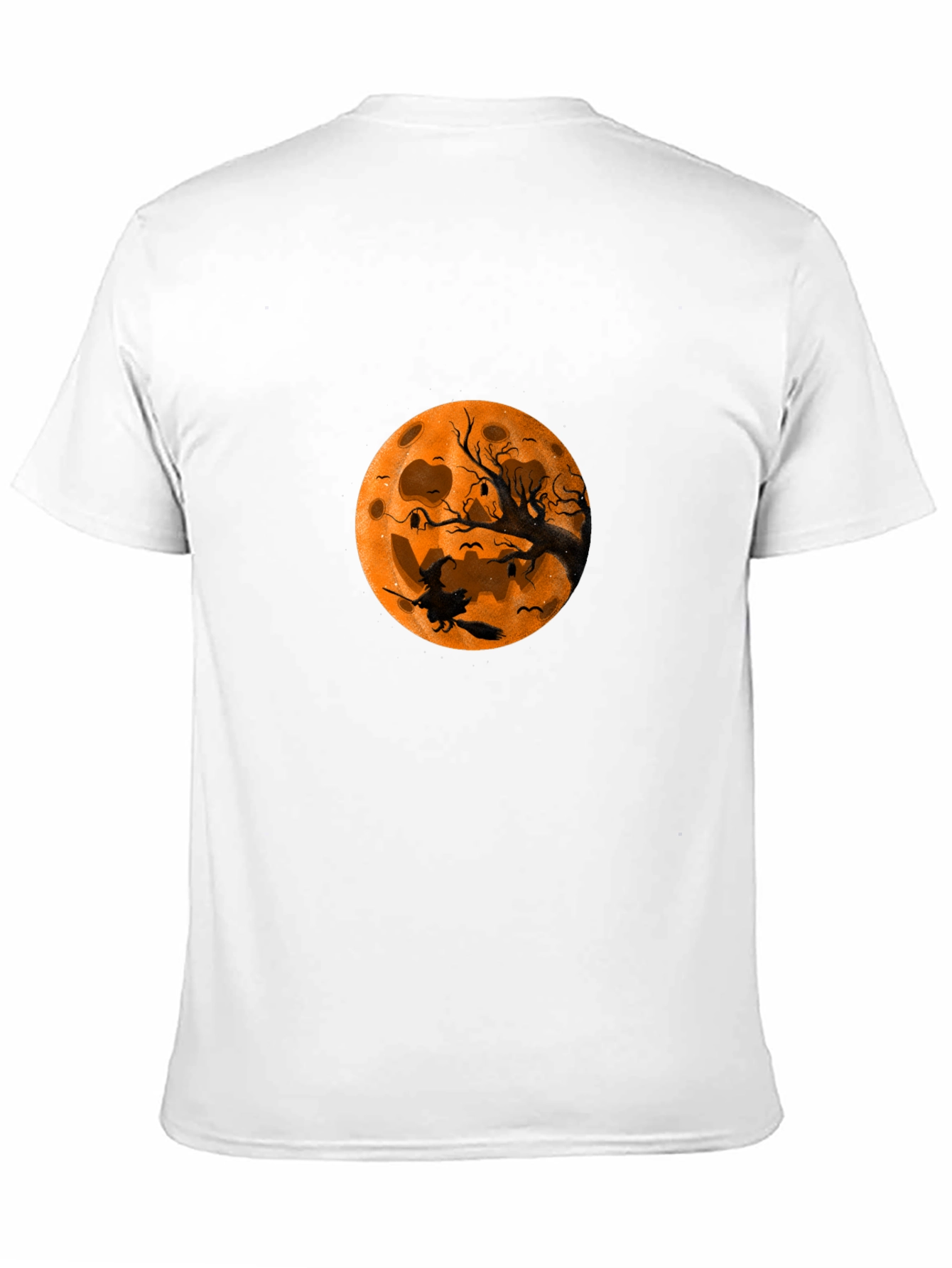 Halloween Witch Moon Black T-Shirt
