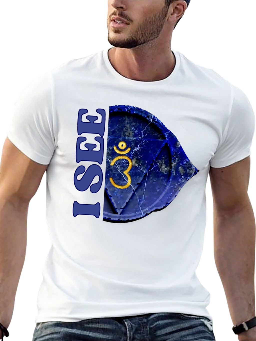 I SEE Third Eye Chakra Black T-Shirt