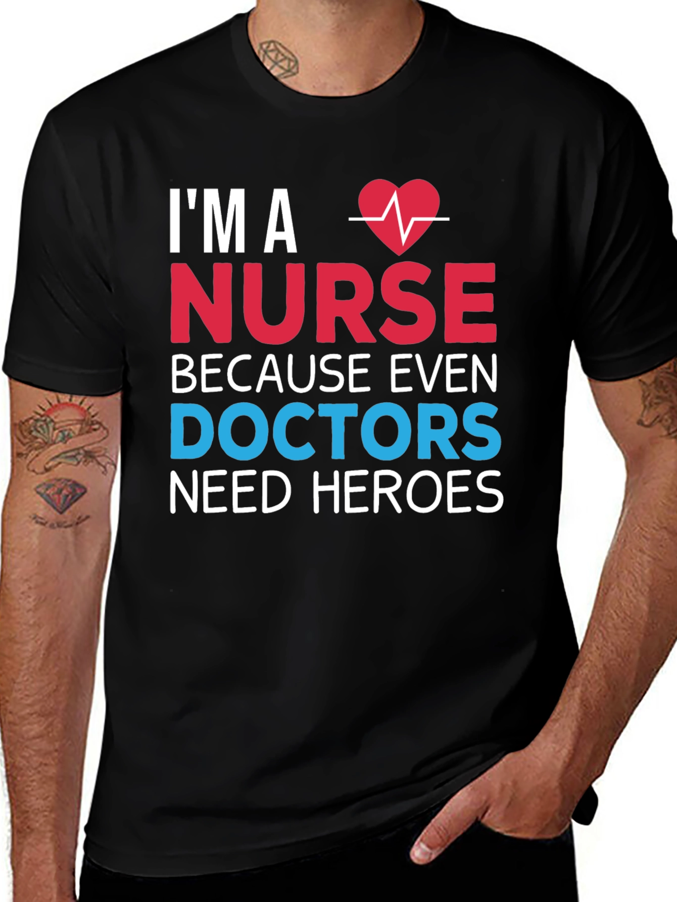 Im a Nurse Hero Graphic T-Shirt