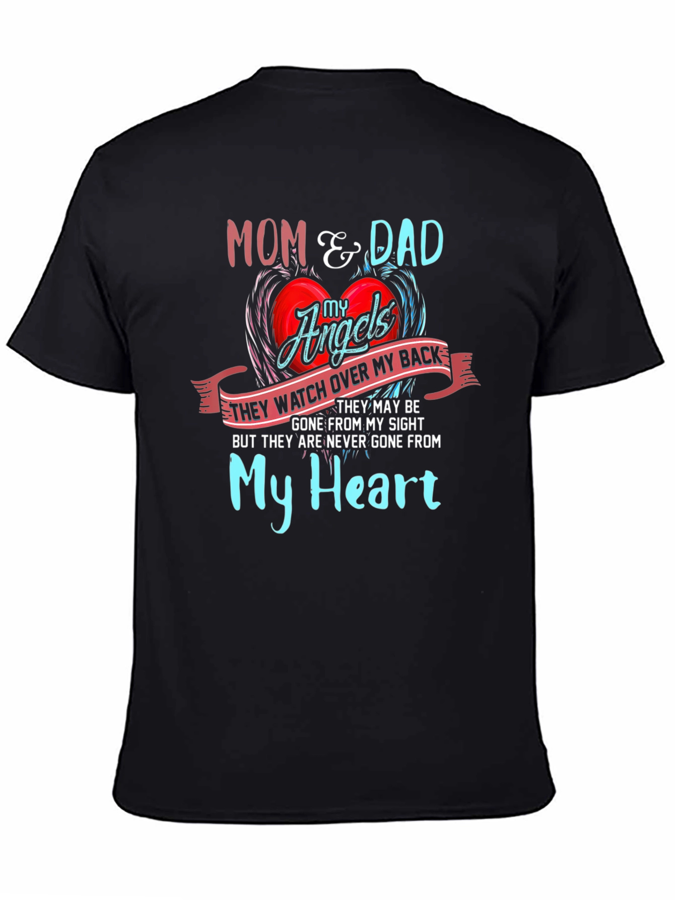 Mom & Dad My Angels Memorial T-Shirt