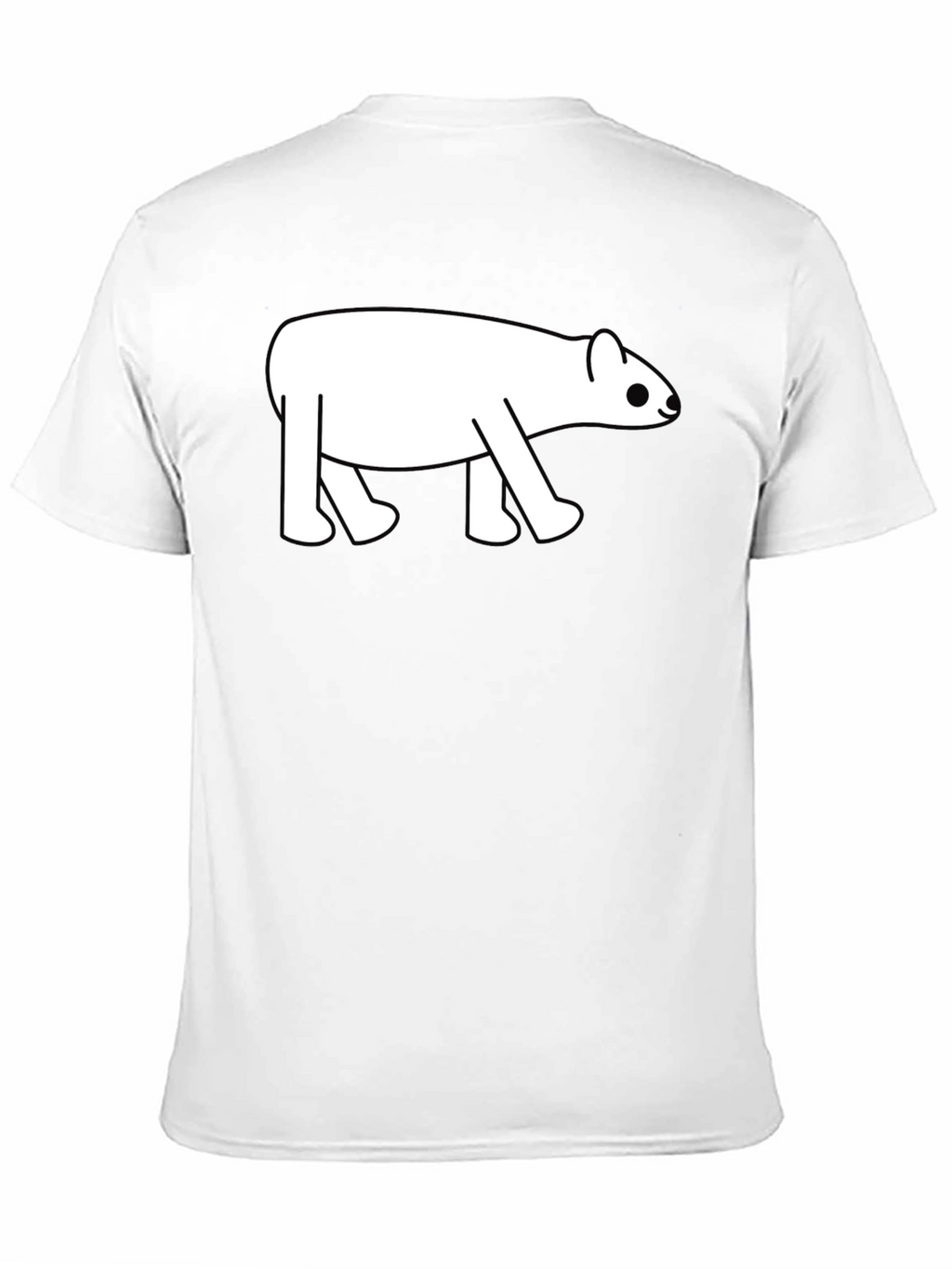 Cute Tapir Graphic Tee - Black Cotton Blend T-Shirt