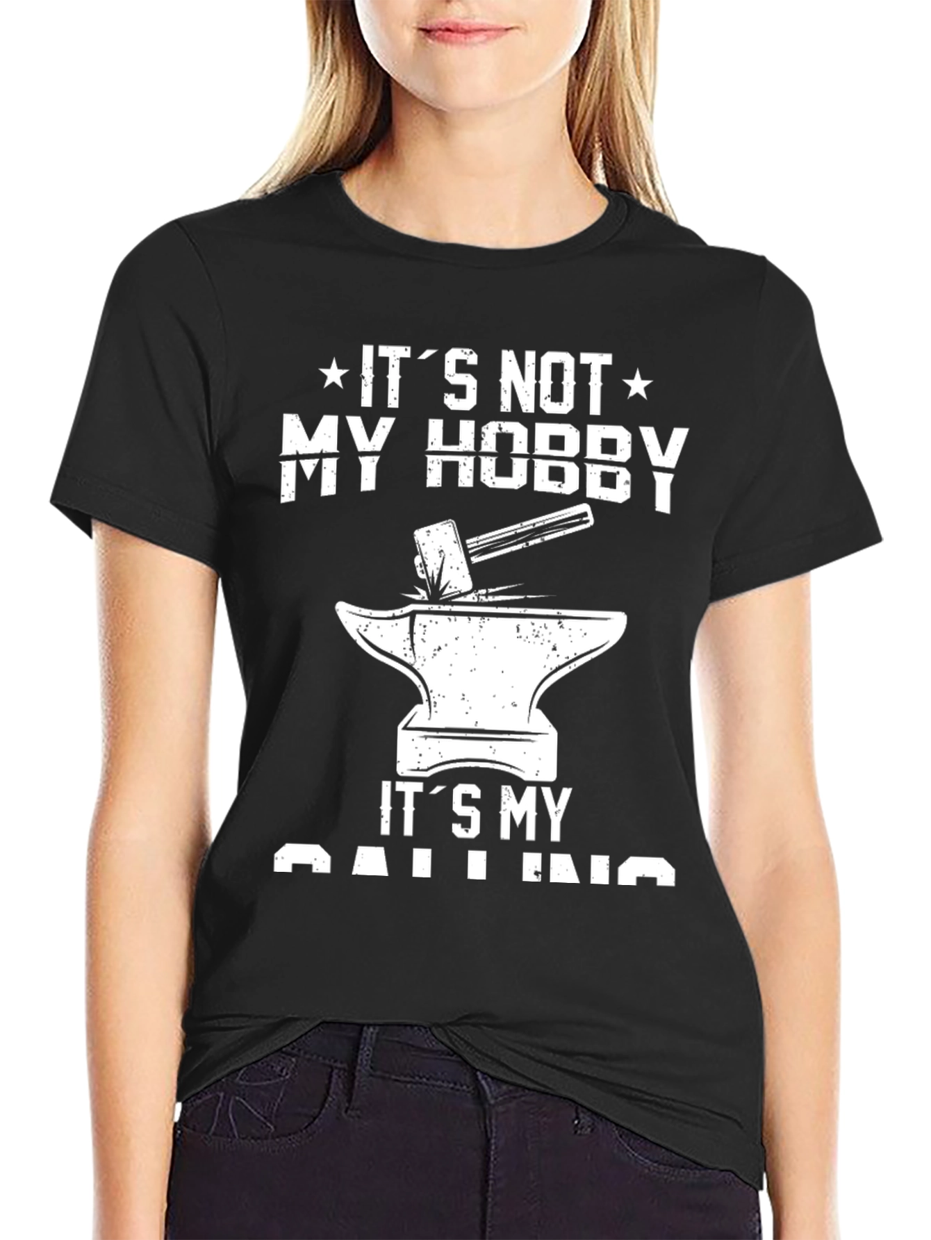 Blacksmith Anvil T-Shirt - Its My Calling