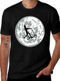 Moon Rider Graphic Tee - Mens Black T-Shirt