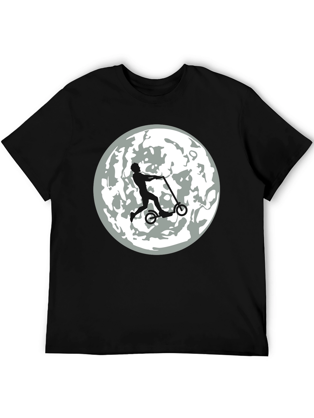 Moon Rider Graphic Tee - Mens Black T-Shirt