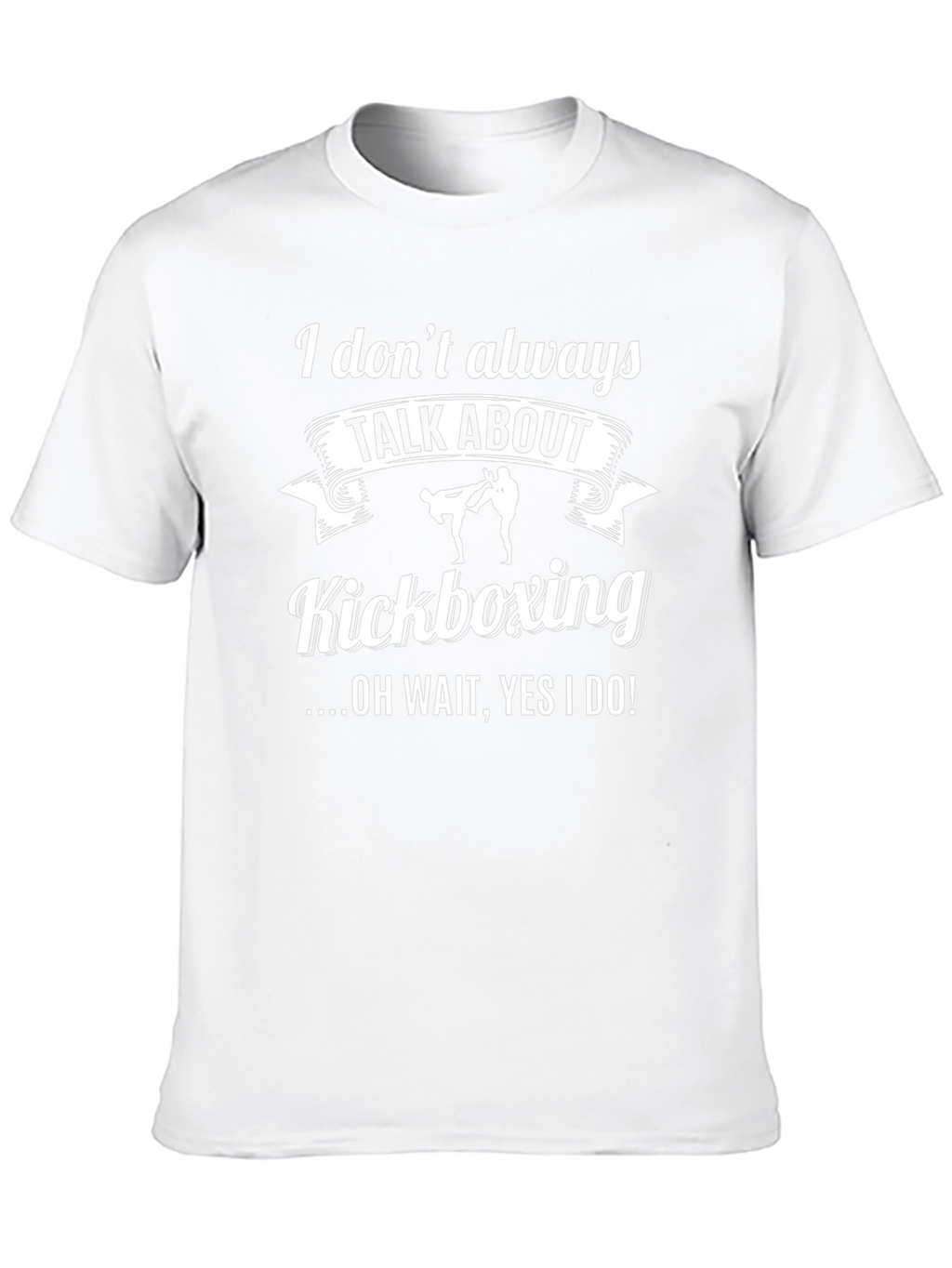 Kickboxing Graphic Tee - Black Cotton Blend