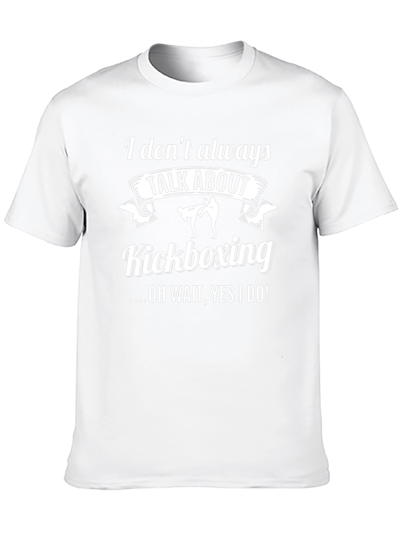 Kickboxing Graphic Tee - Black Cotton Blend