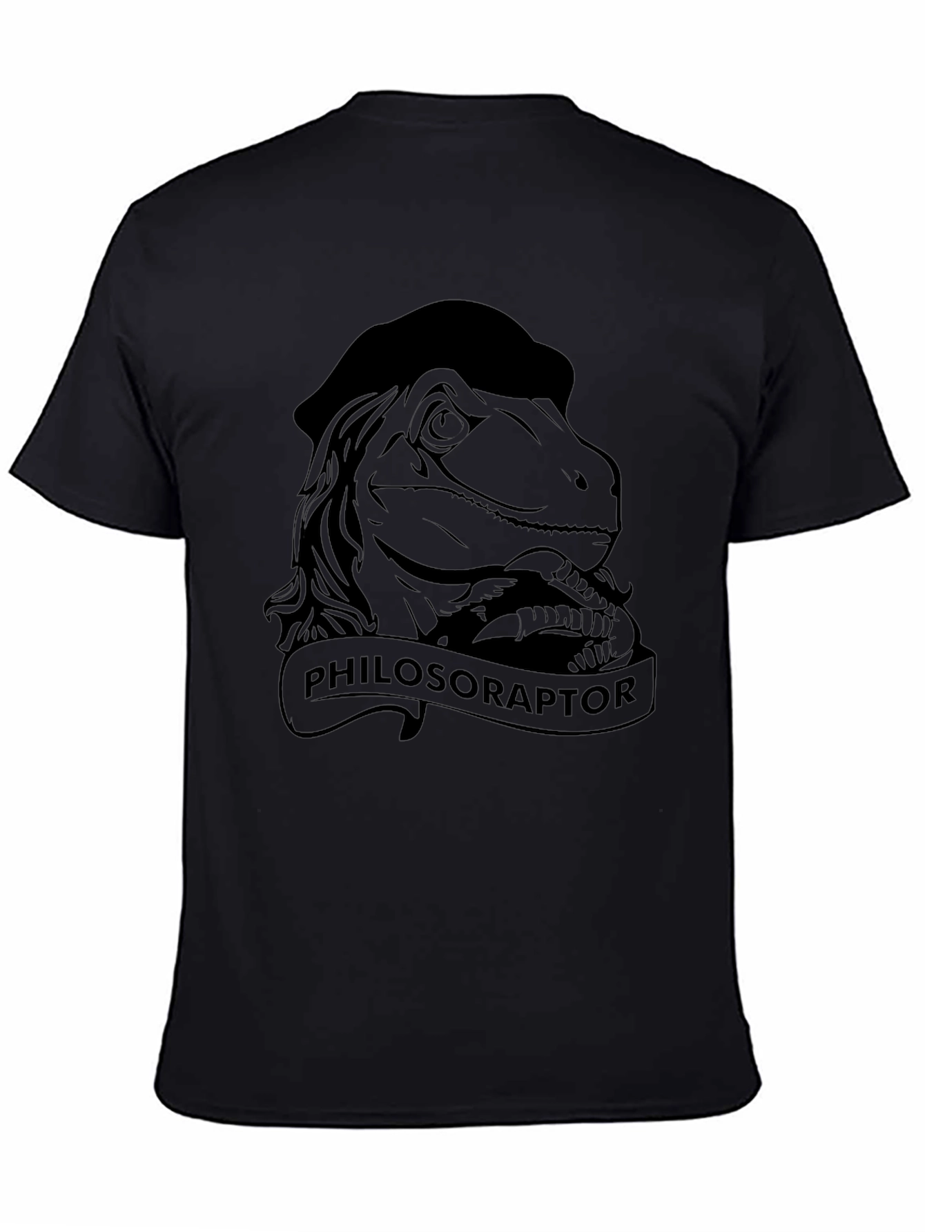 Philosoraptor Graphic Tee - Black