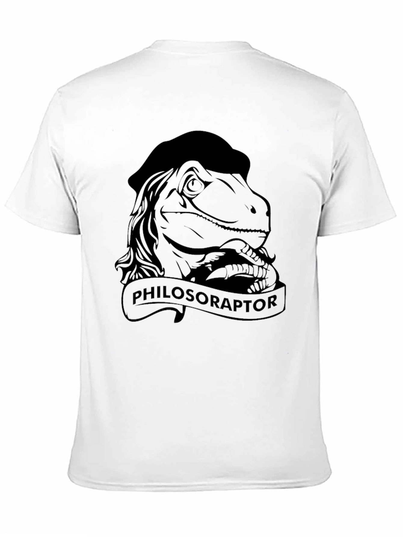 Philosoraptor Graphic Tee - Black