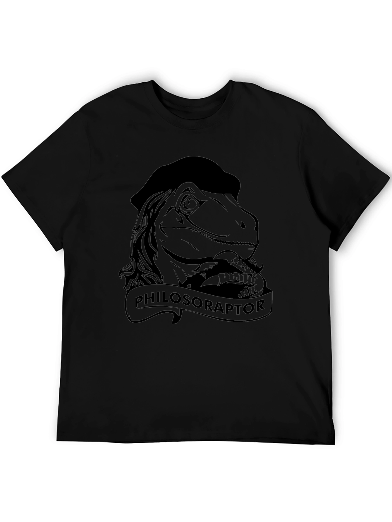 Philosoraptor Graphic Tee - Black
