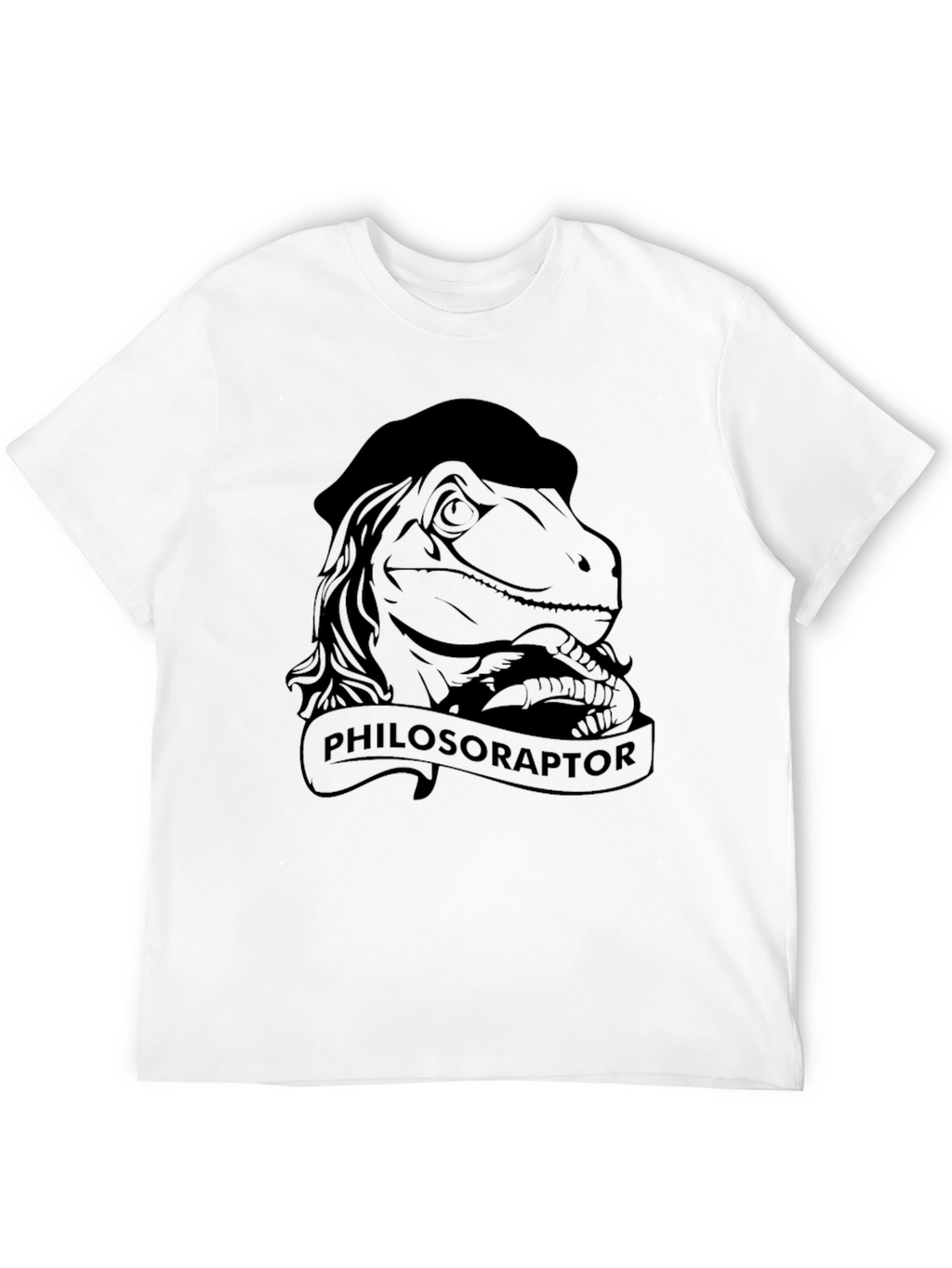 Philosoraptor Graphic Tee - Black
