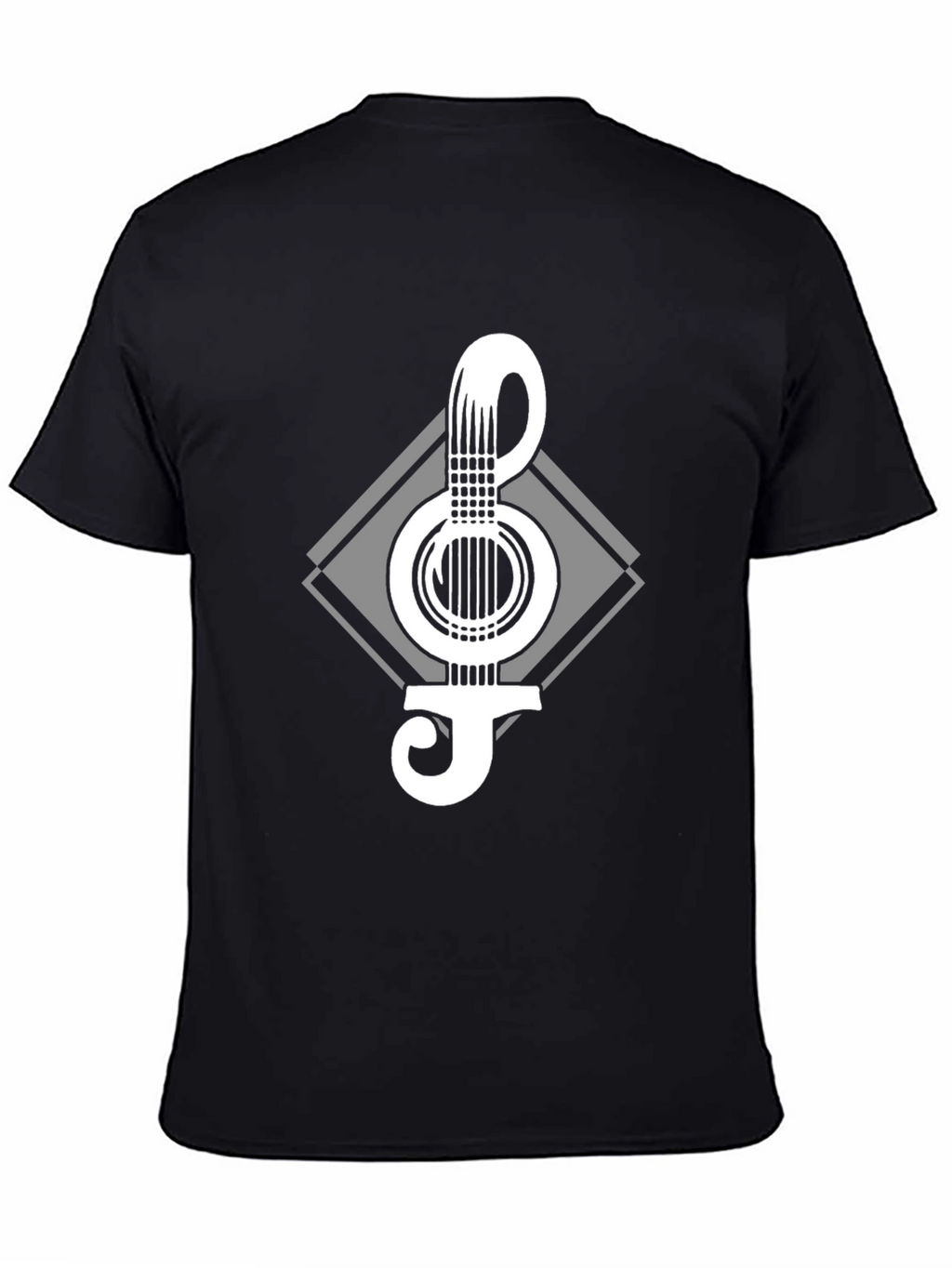 Guitar Treble Clef Graphic Tee