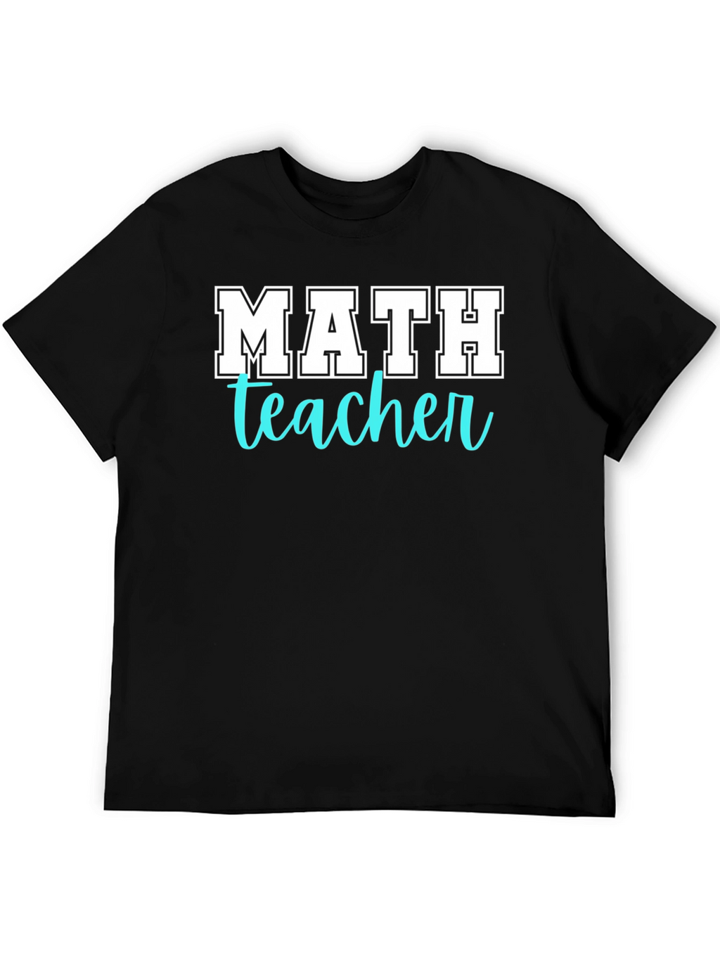 Math Teacher T-Shirt - Black