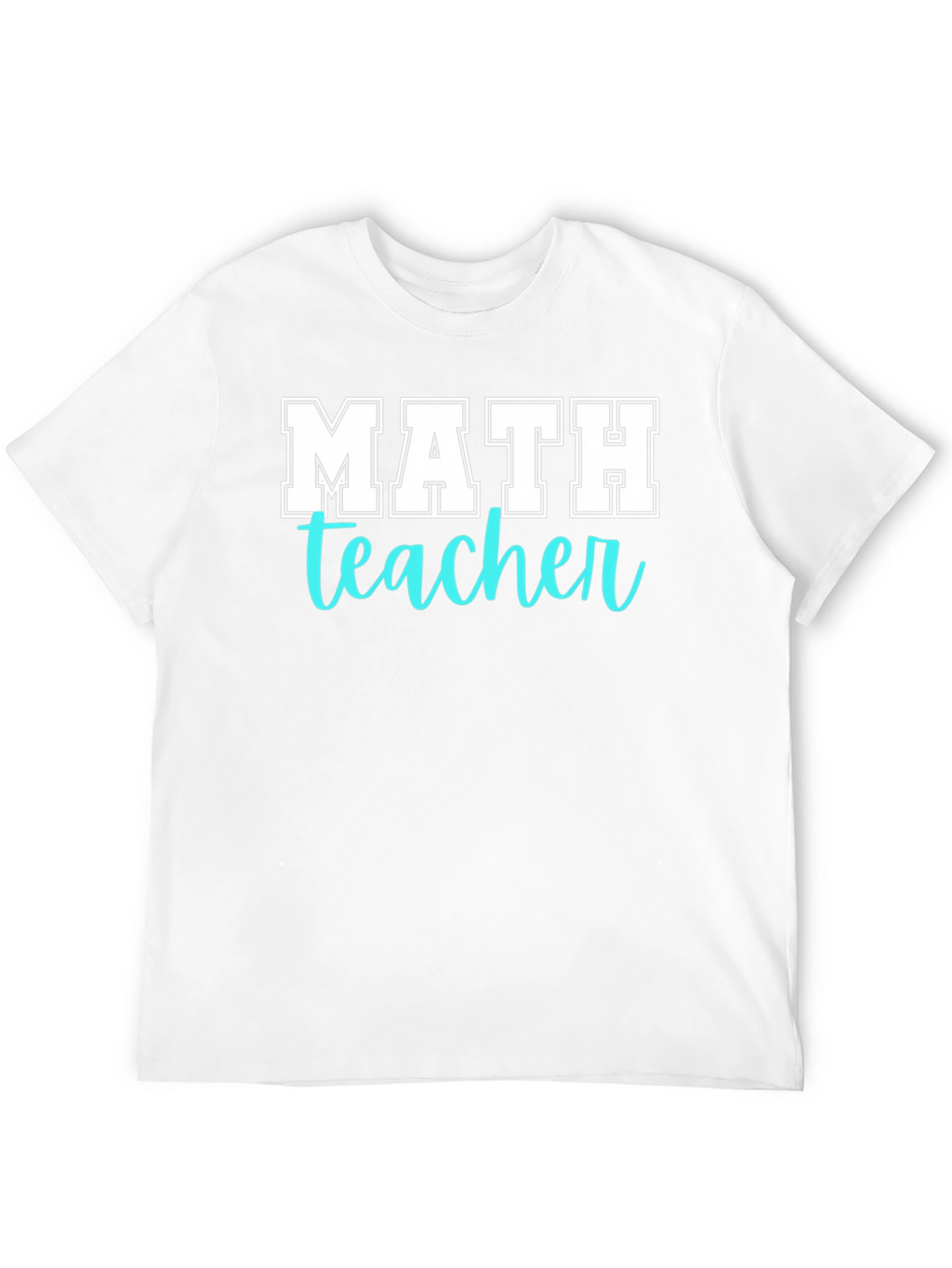 Math Teacher T-Shirt - Black