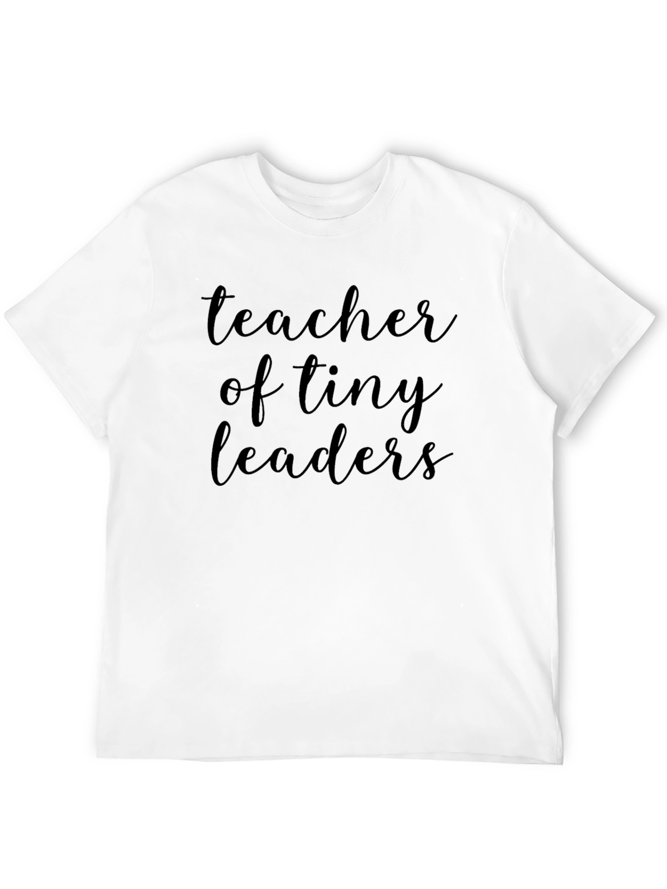 Teacher of Tiny Leaders Black T-Shirt