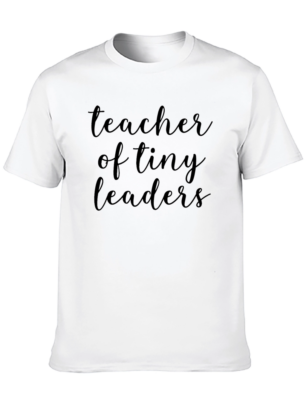 Teacher of Tiny Leaders Black T-Shirt