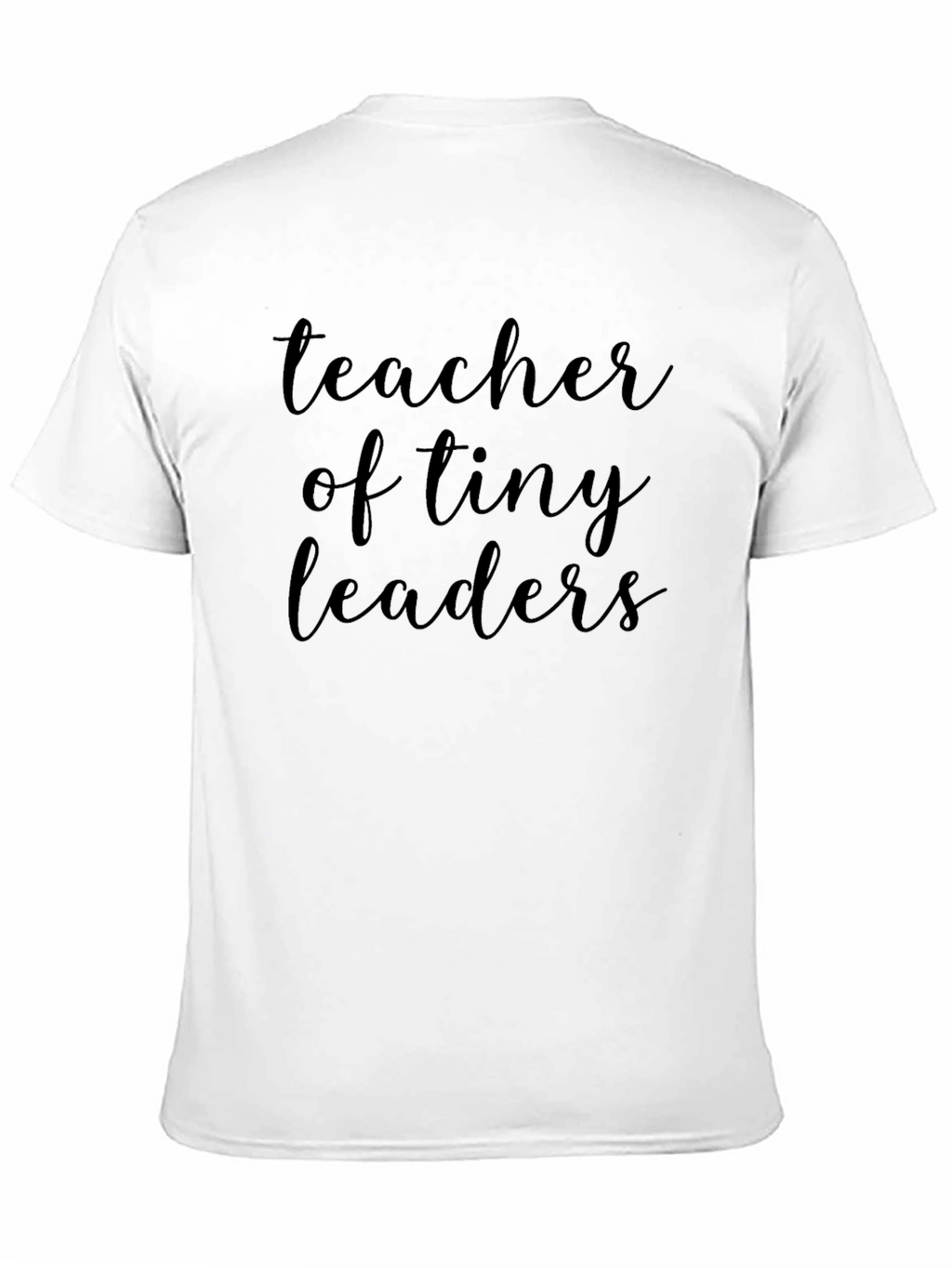 Teacher of Tiny Leaders Black T-Shirt