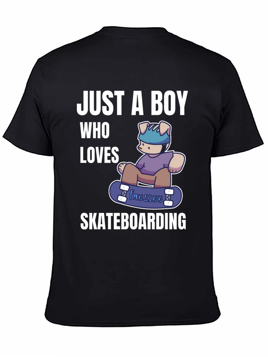 Boy Who Loves Skateboarding T-Shirt