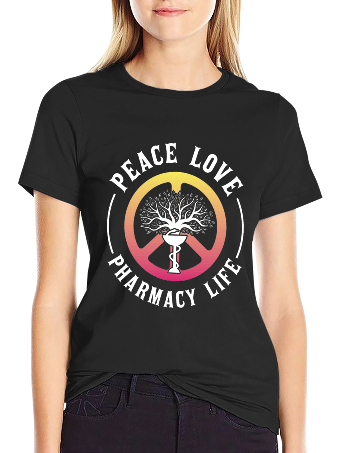 Peace Love Pharmacy Life T-Shirt