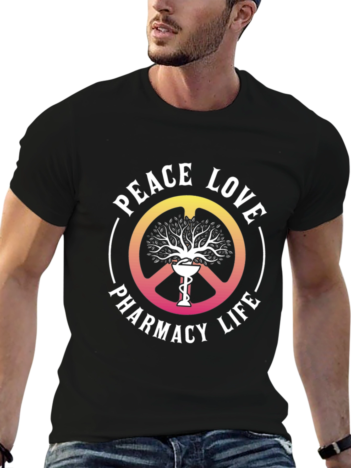 Peace Love Pharmacy Life T-Shirt
