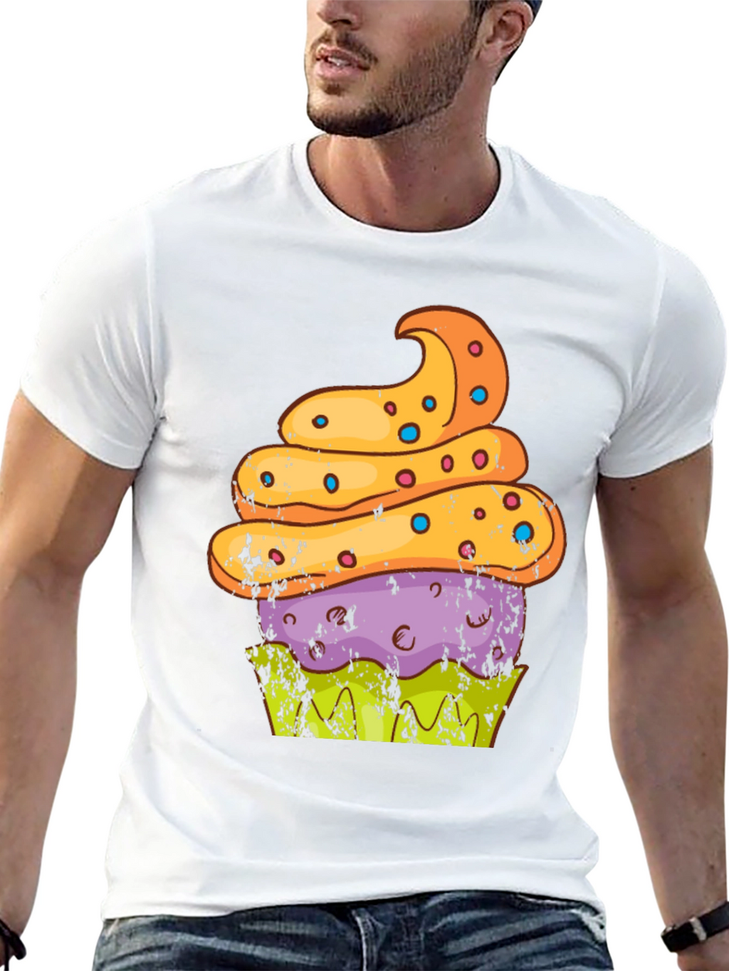 Cupcake Graphic T-Shirt - Sweet Treat Tee