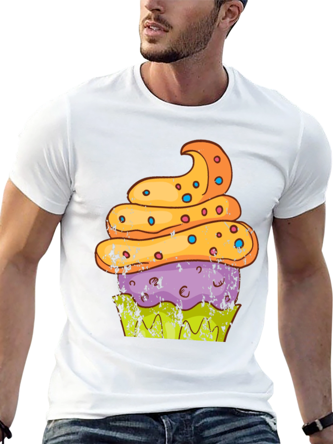 Cupcake Graphic T-Shirt - Sweet Treat Tee