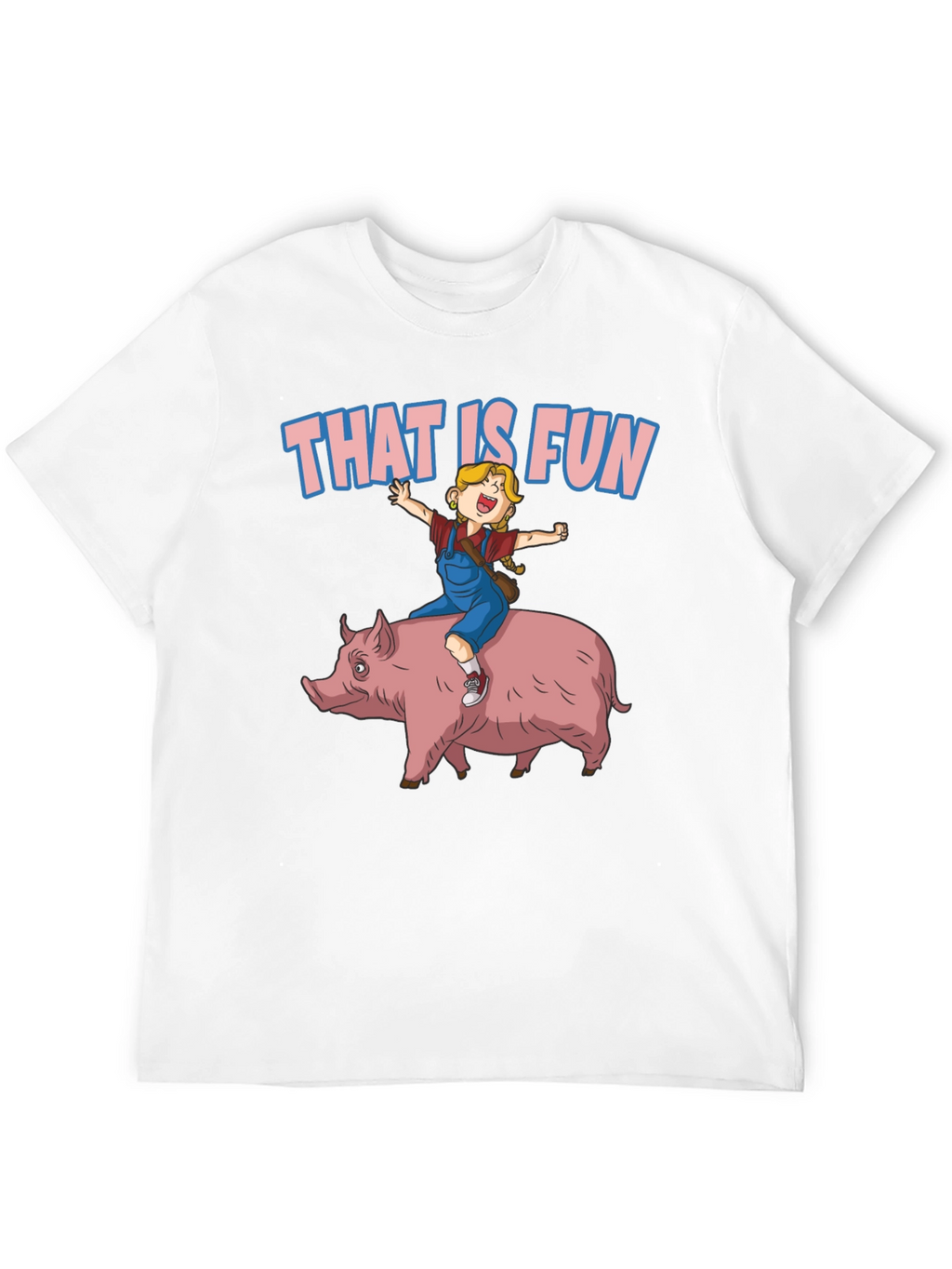 That Is Fun Pig Ride Graphic Tee