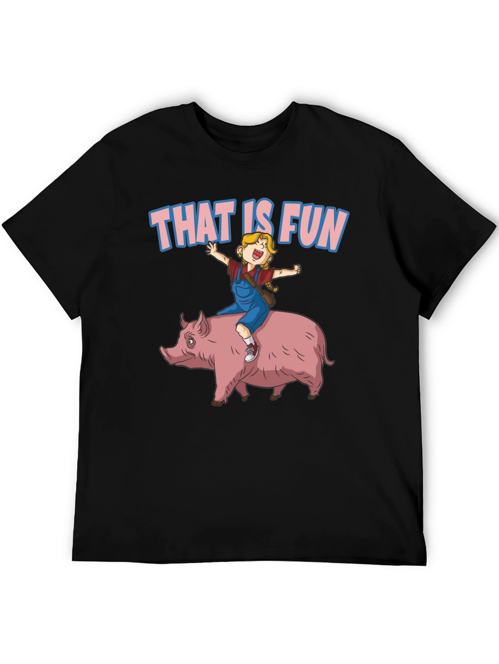 That Is Fun Pig Ride Graphic Tee