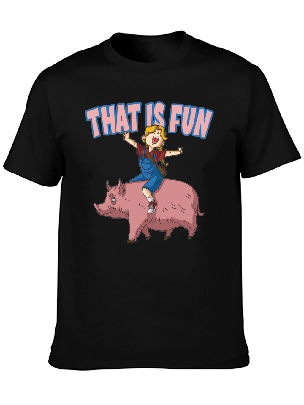 That Is Fun Pig Ride Graphic Tee