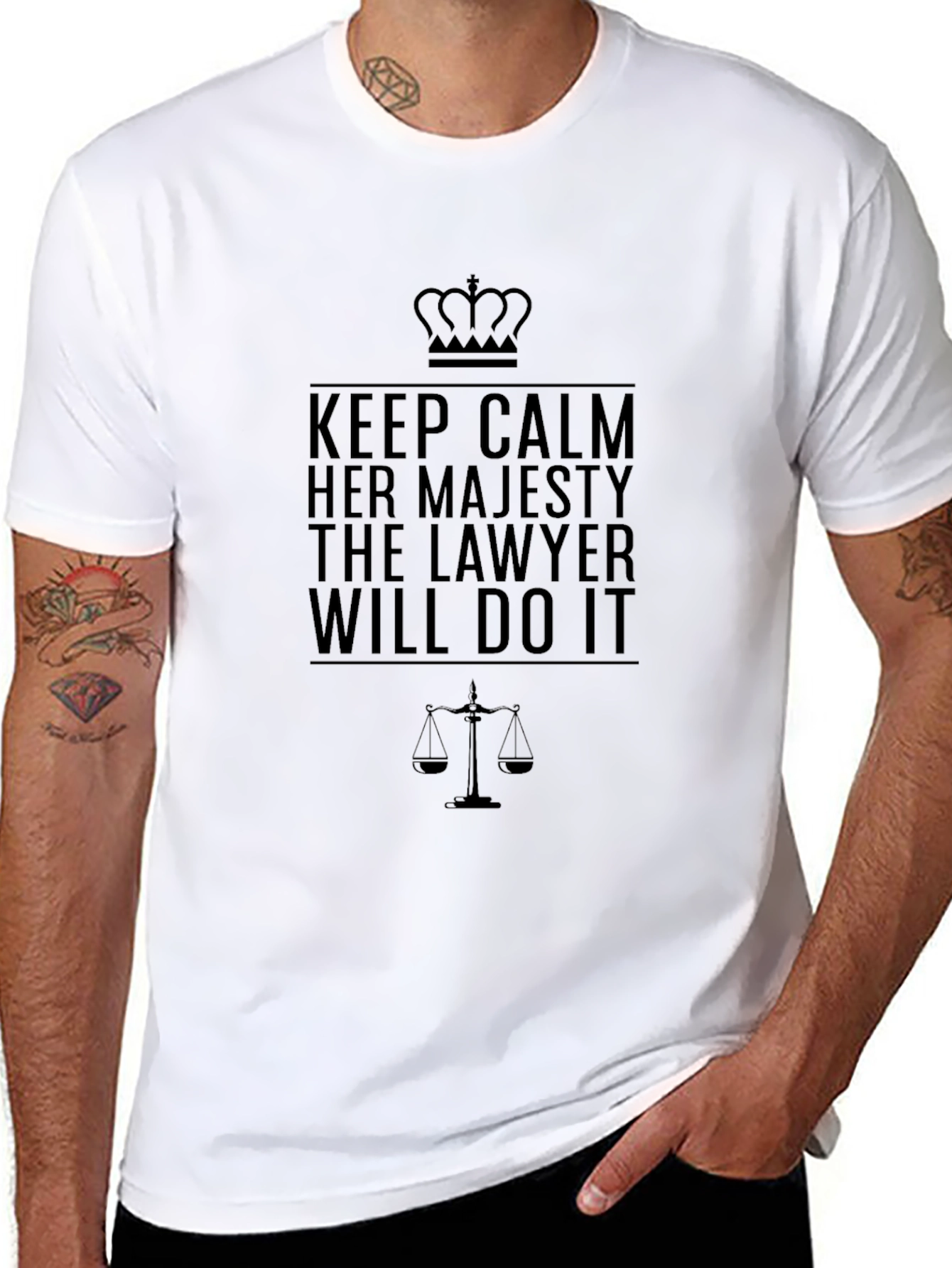 Keep Calm Lawyer T-Shirt - Her Majesty