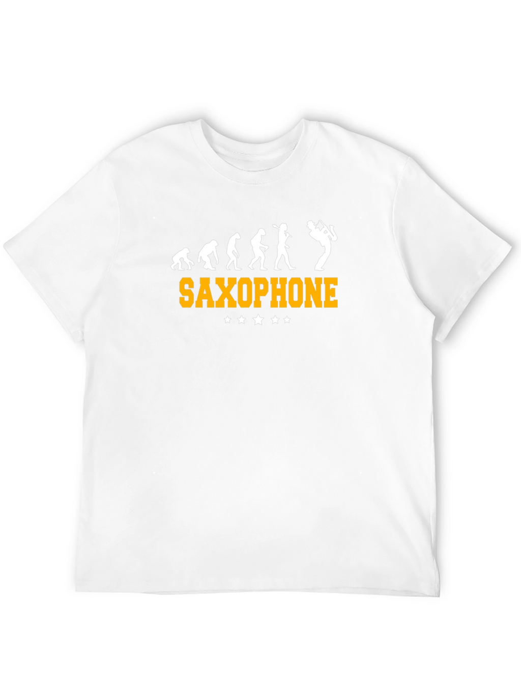 Saxophone Evolution Funny Graphic T-Shirt