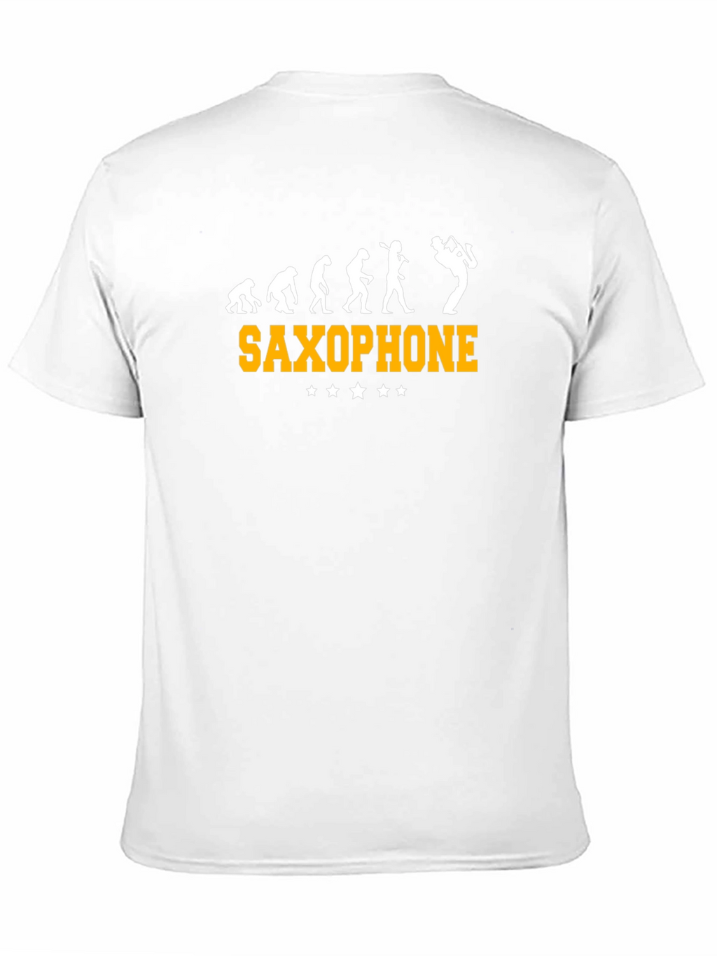 Saxophone Evolution Funny Graphic T-Shirt