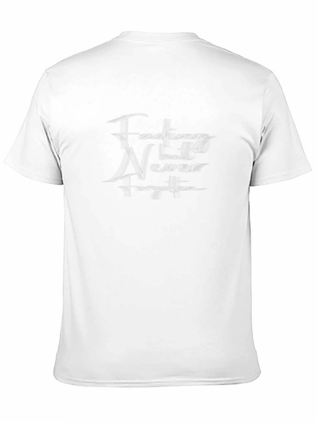 Fading but Never Forgotten Black T-Shirt