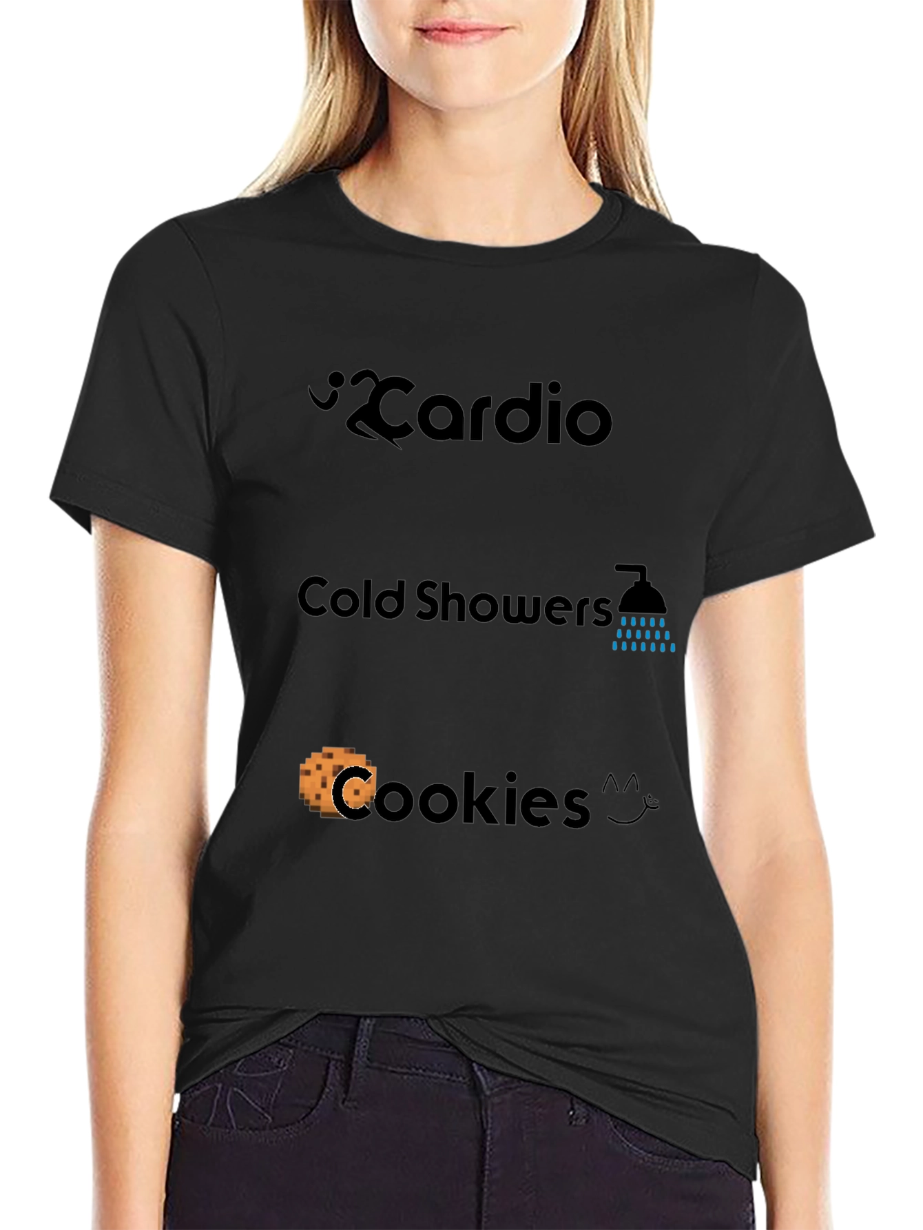 Cardio Cold Showers Cookies T-Shirt