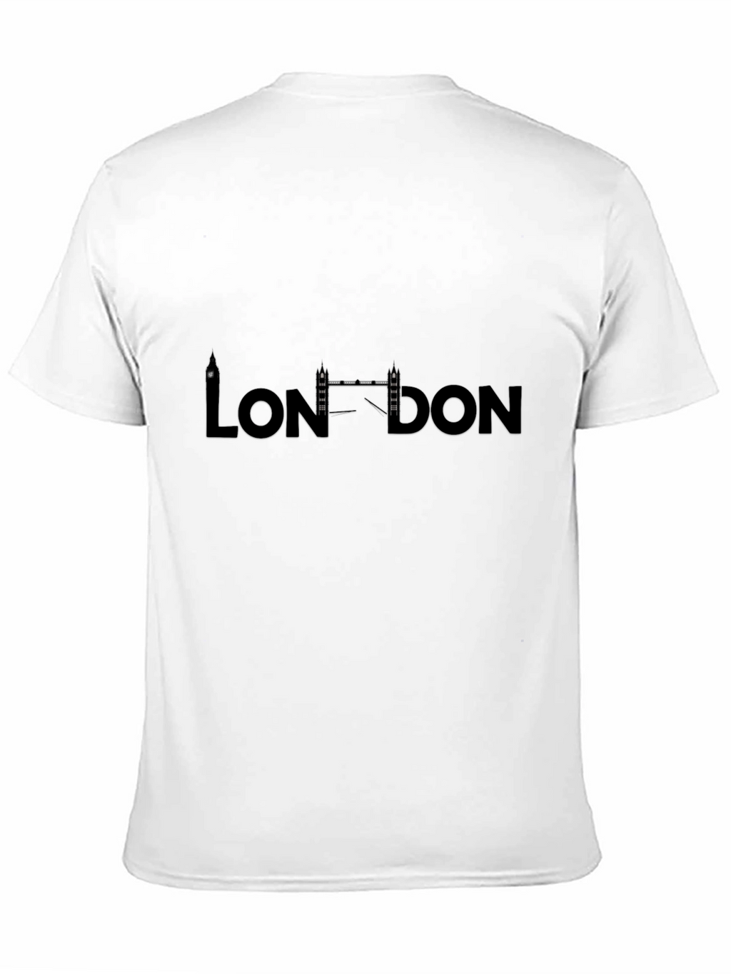 London Skyline Black Graphic Tee