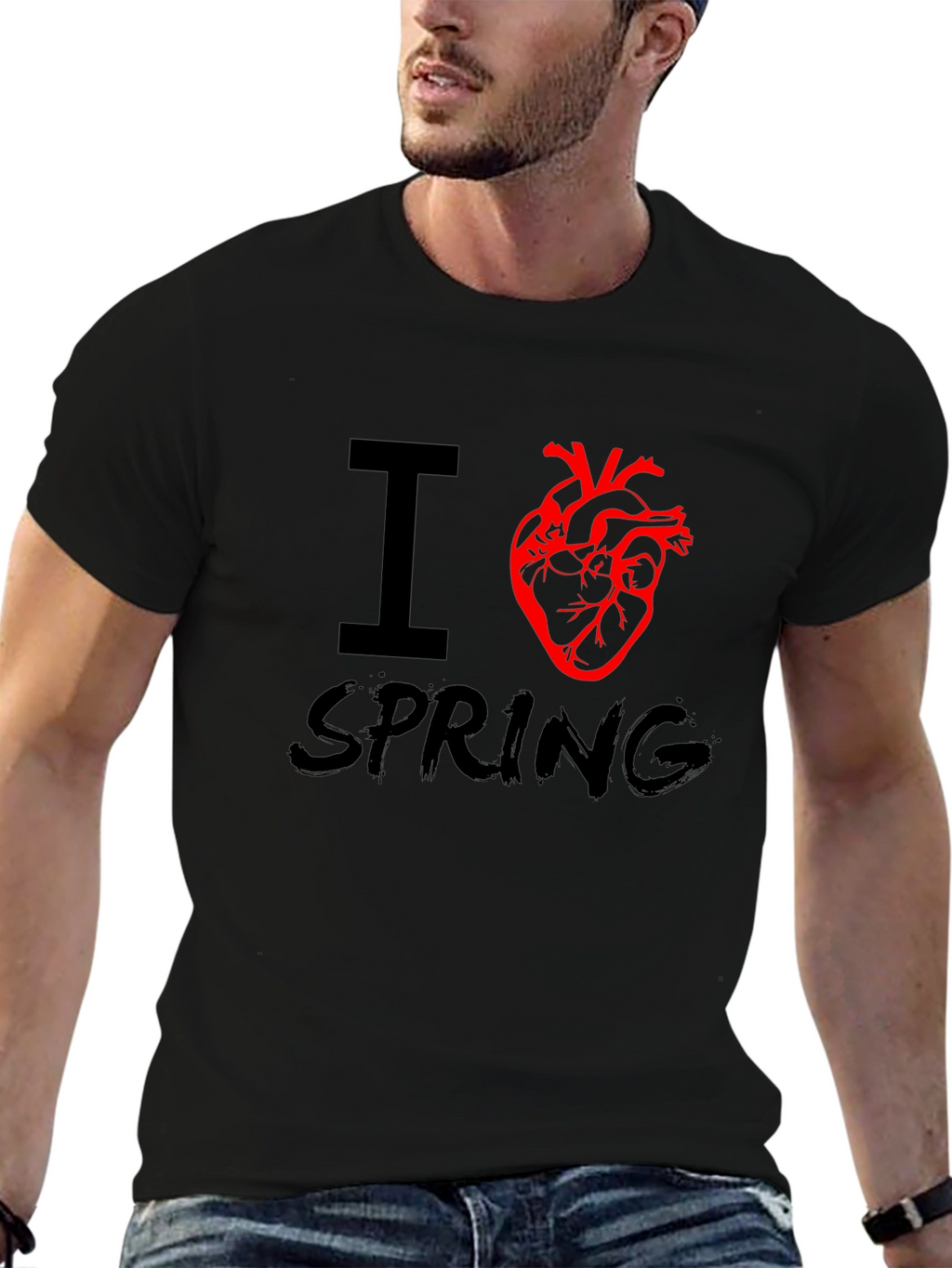 I Heart Spring Graphic T-Shirt